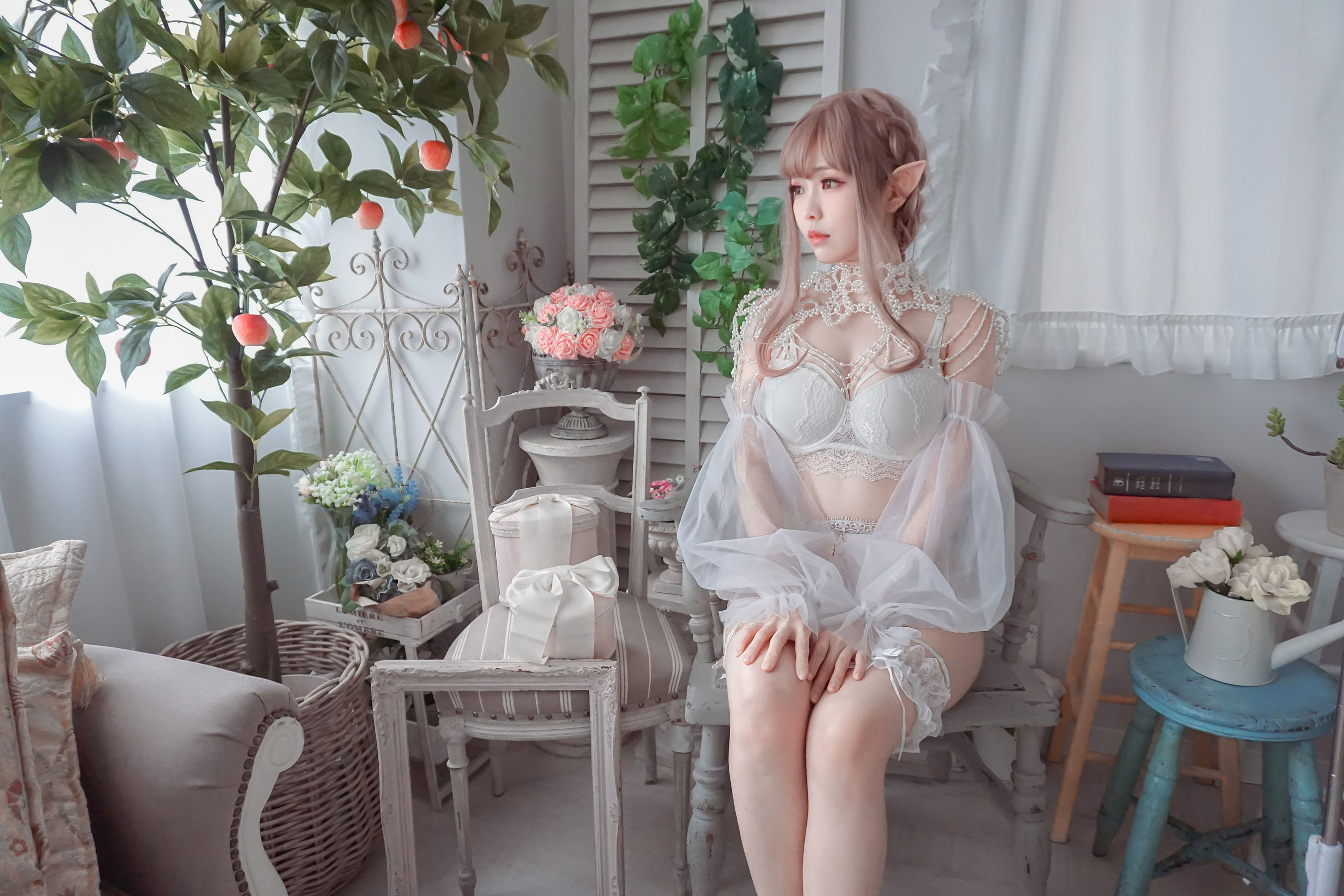 [福利COS] Ely_eee(ElyEE子) - Bride & Lingerie/(65P)