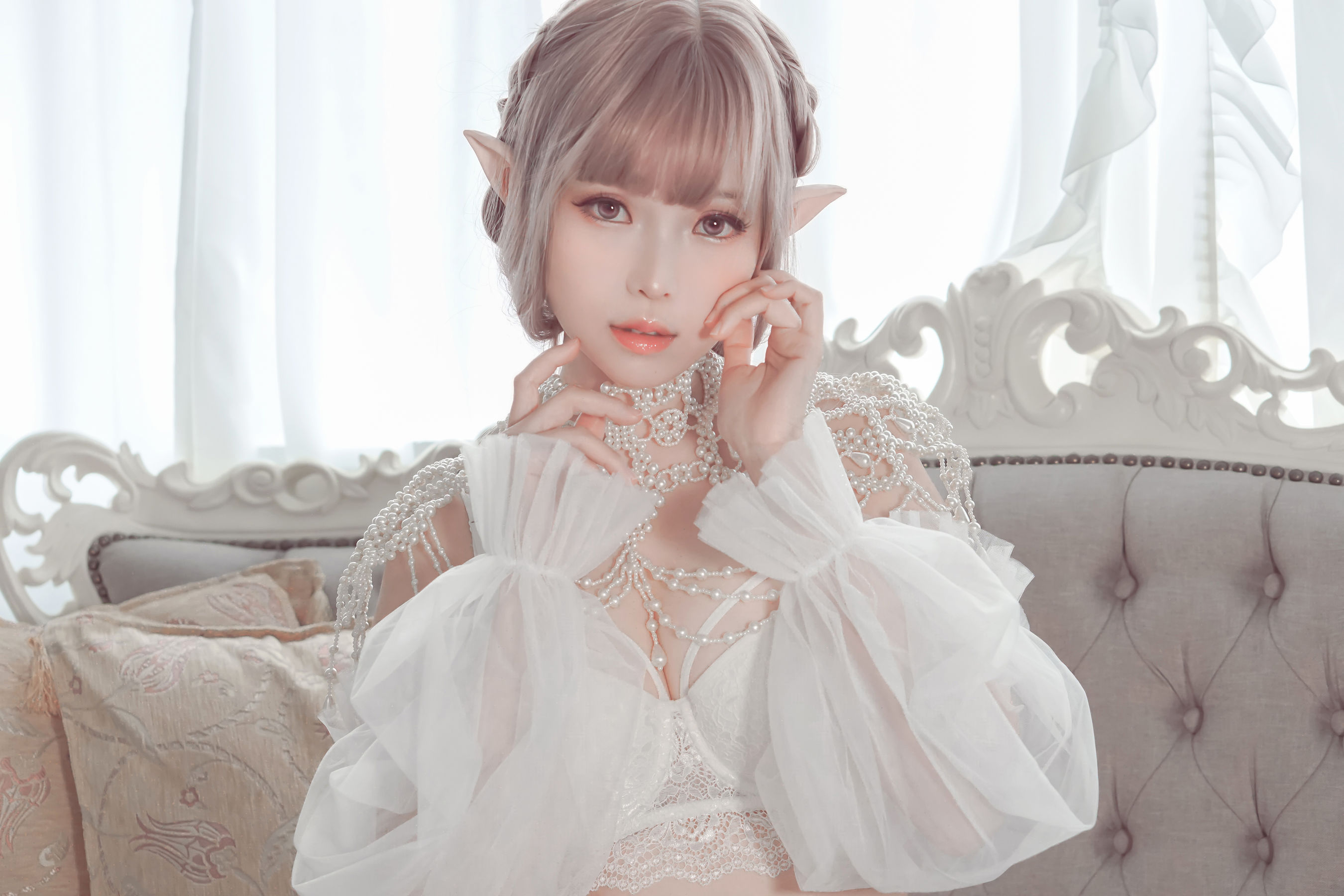 [福利COS] Ely_eee(ElyEE子) - Bride & Lingerie/(65P)