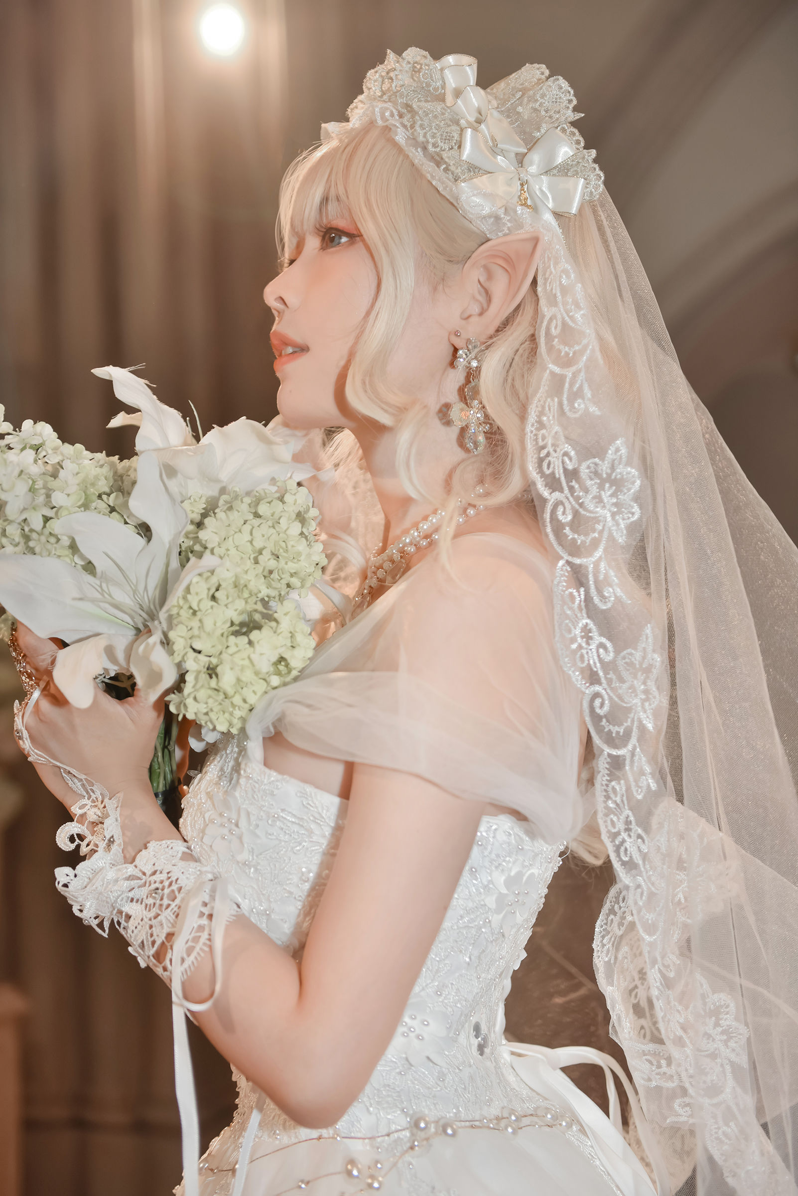 [福利COS] Ely_eee(ElyEE子) - Bride & Lingerie/(65P)