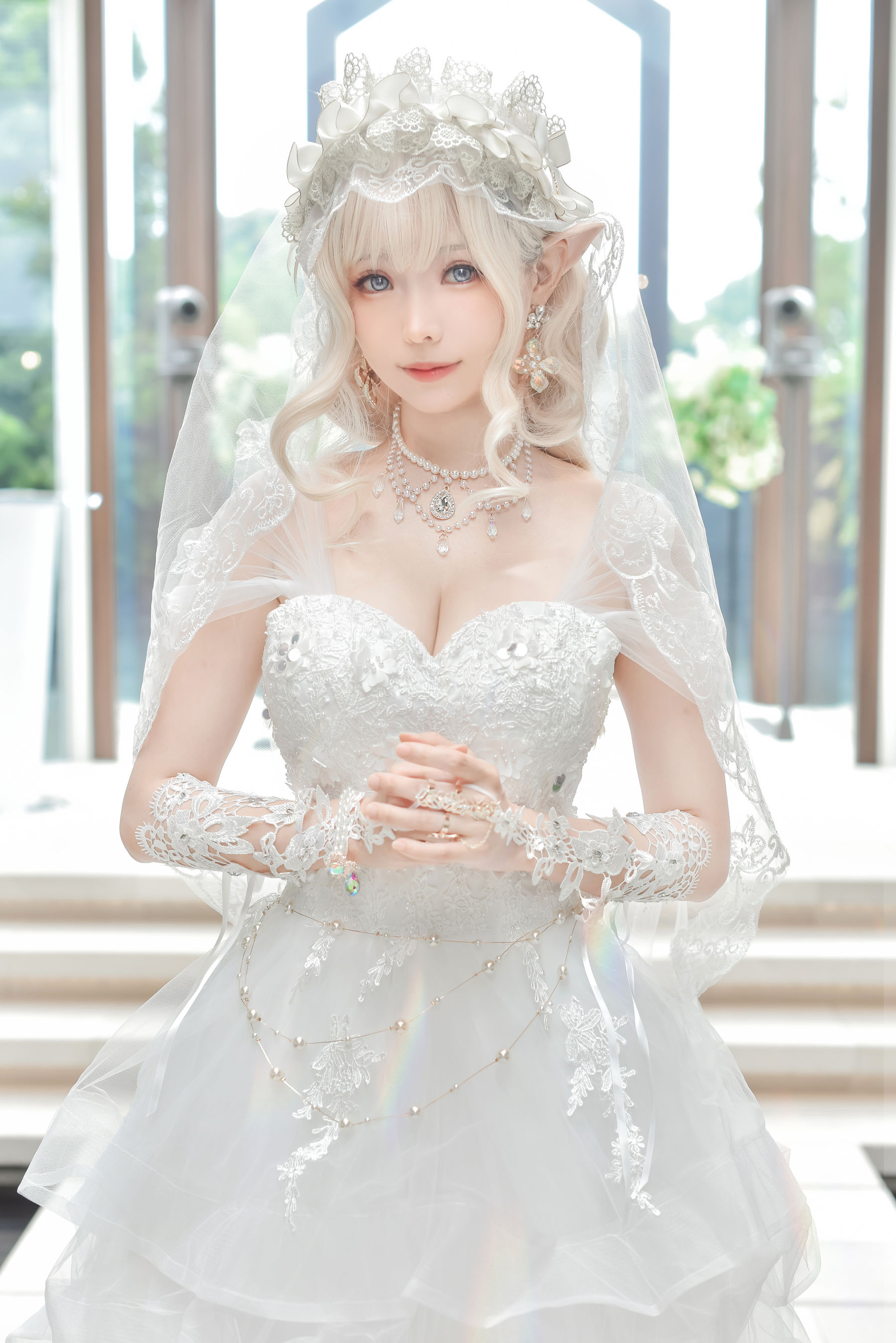 [福利COS] Ely_eee(ElyEE子) - Bride & Lingerie/(65P)