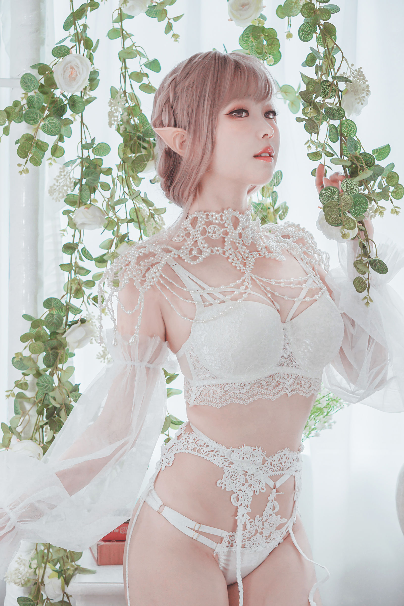 [福利COS] Ely_eee(ElyEE子) - Bride & Lingerie/(65P)