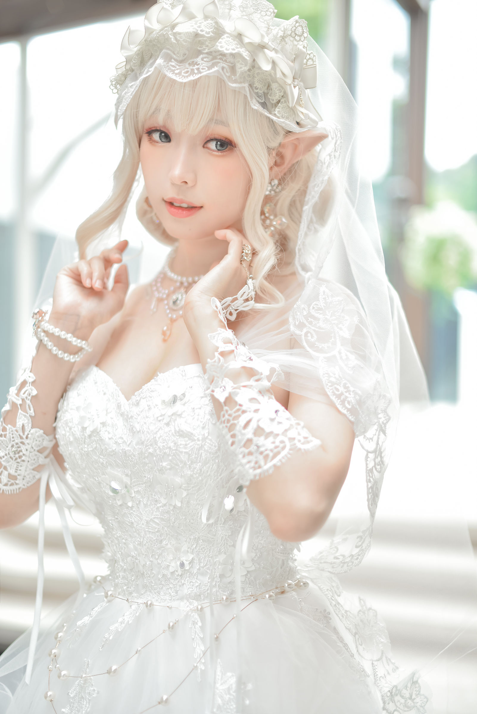 [福利COS] Ely_eee(ElyEE子) - Bride & Lingerie/(65P)