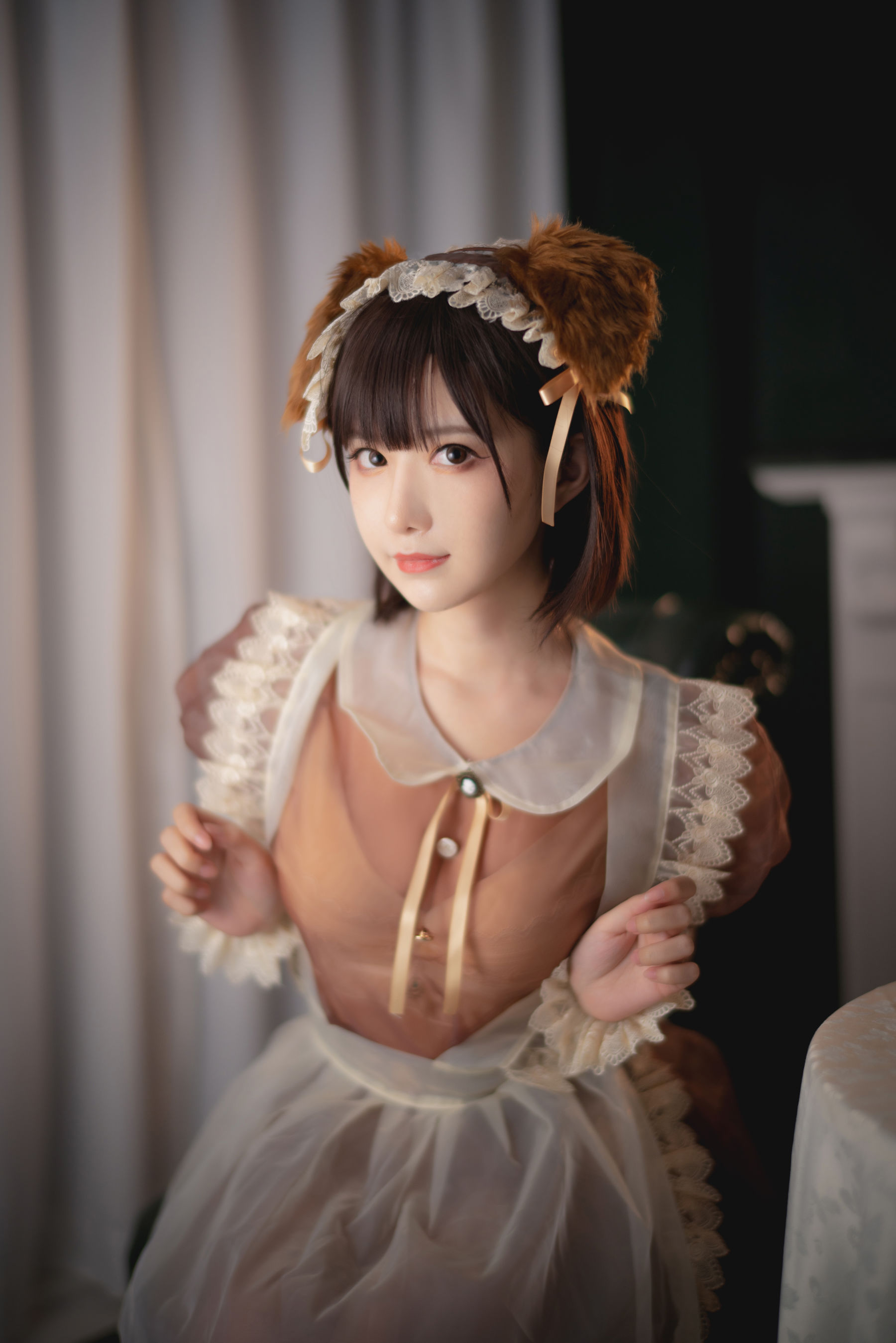 [福利COS] Shika小鹿鹿 - 透明女仆/(22P)