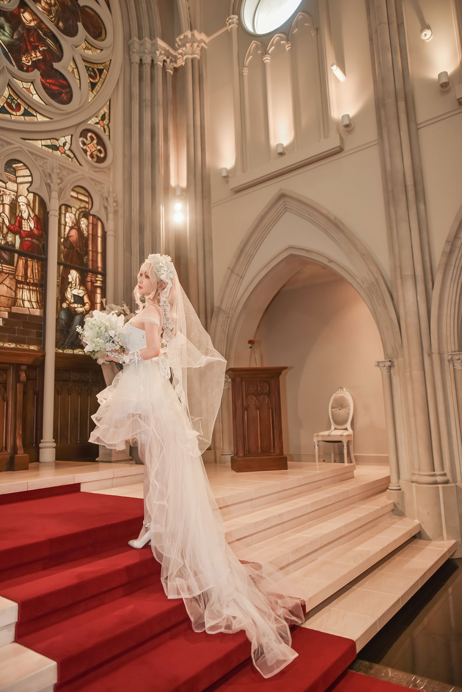 [福利COS] Ely_eee(ElyEE子) - Bride & Lingerie/(65P)