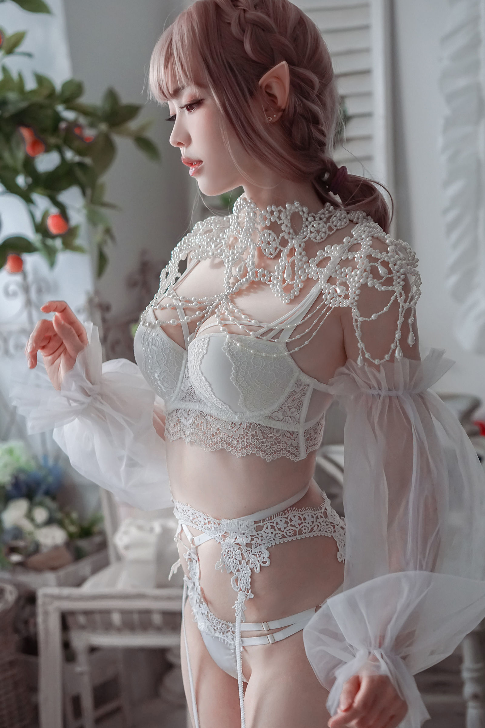 [福利COS] Ely_eee(ElyEE子) - Bride & Lingerie/(65P)