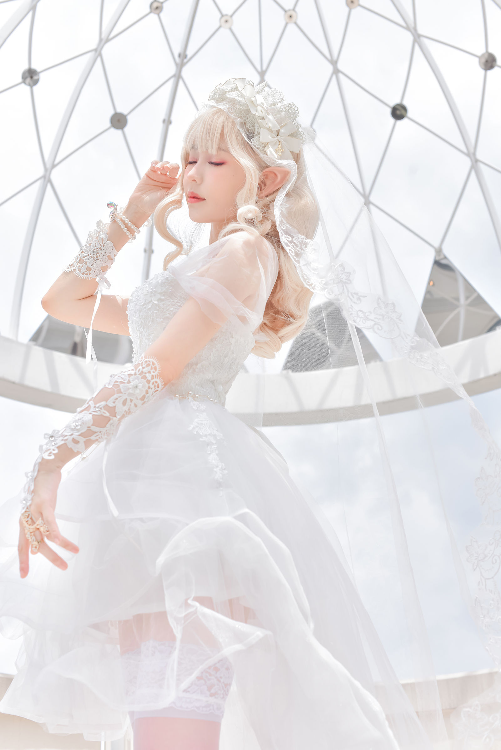 [福利COS] Ely_eee(ElyEE子) - Bride & Lingerie/(65P)