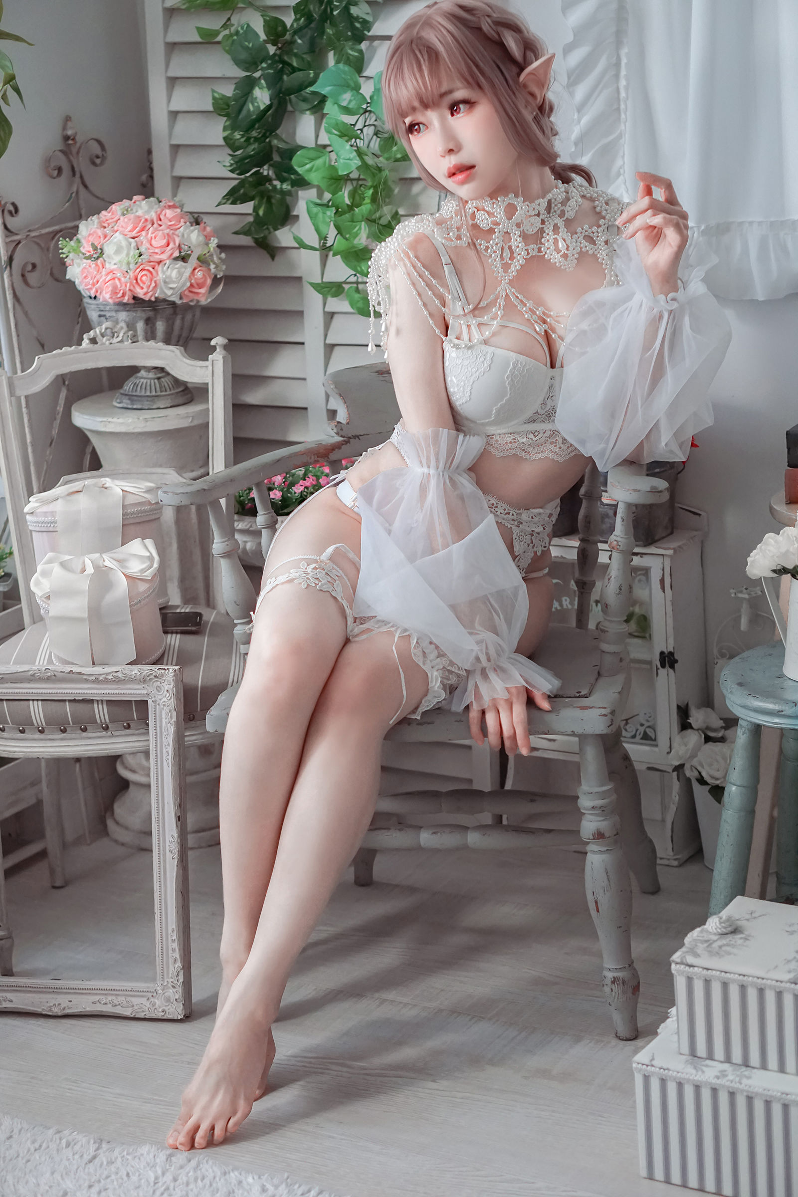 [福利COS] Ely_eee(ElyEE子) - Bride & Lingerie/(65P)