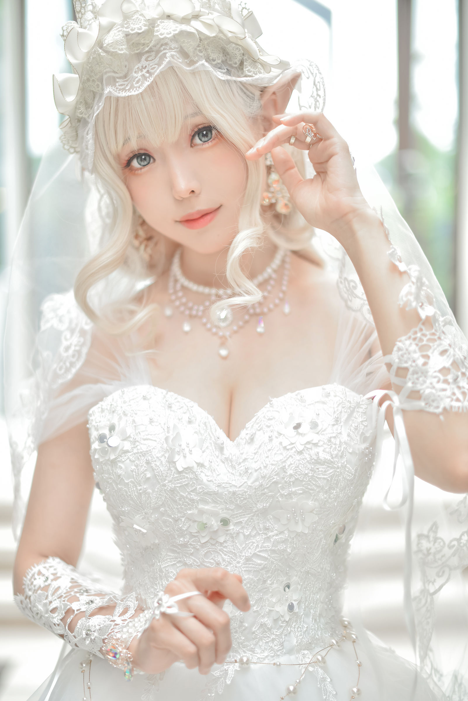 [福利COS] Ely_eee(ElyEE子) - Bride & Lingerie/(65P)