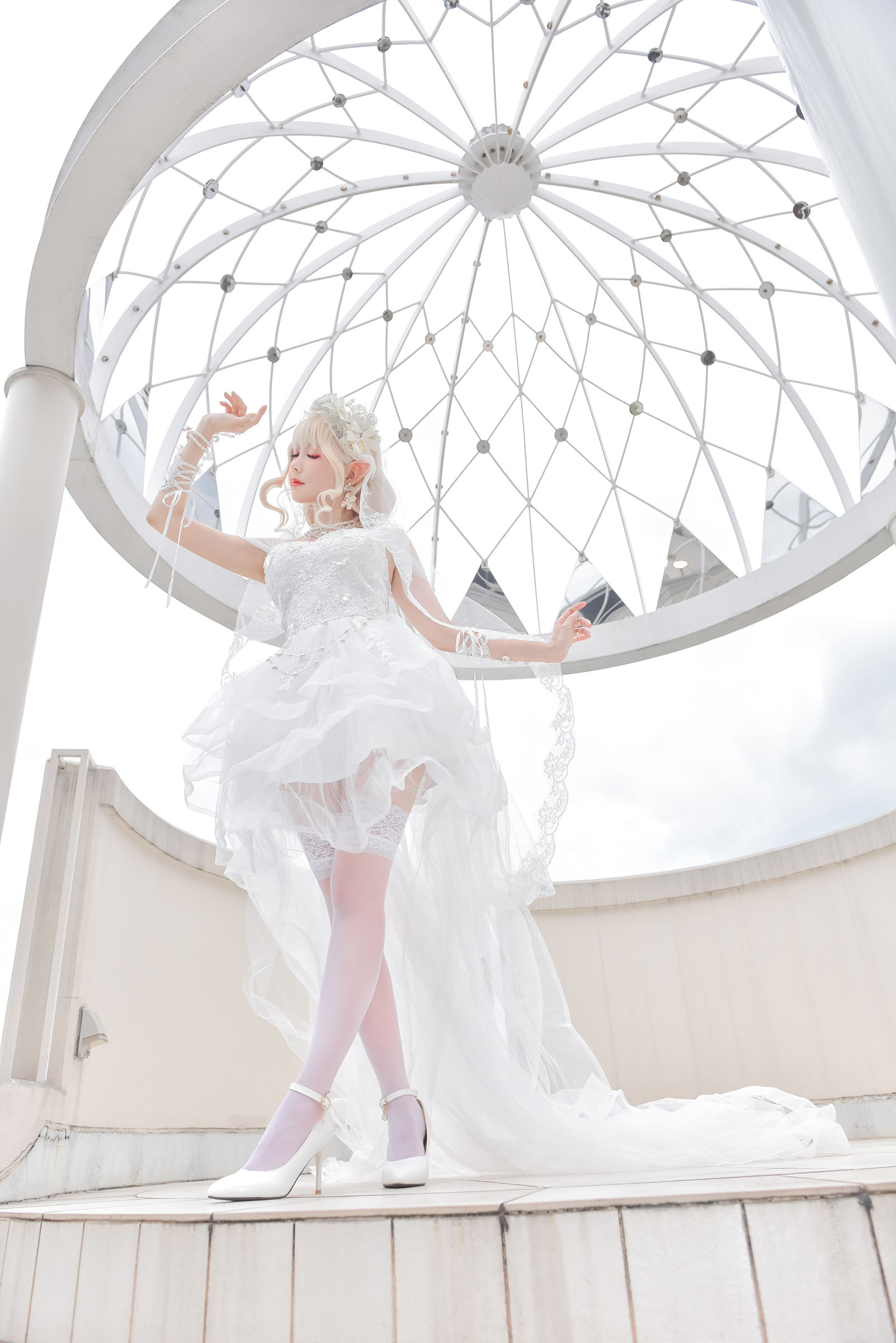 [福利COS] Ely_eee(ElyEE子) - Bride & Lingerie/(65P)