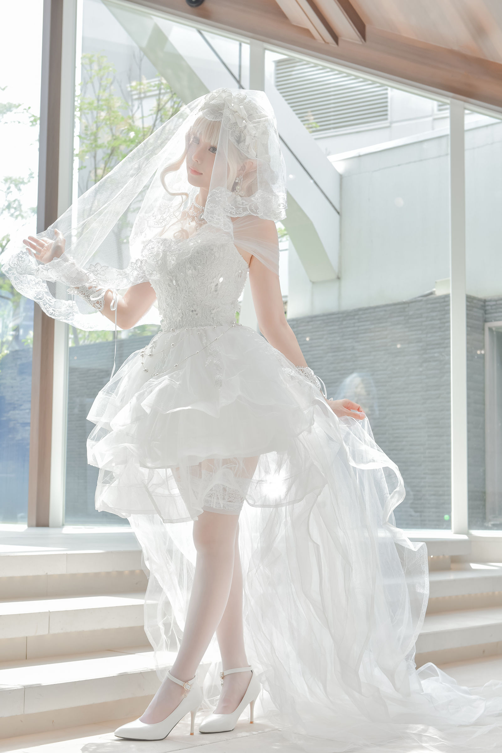 [福利COS] Ely_eee(ElyEE子) - Bride & Lingerie/(65P)