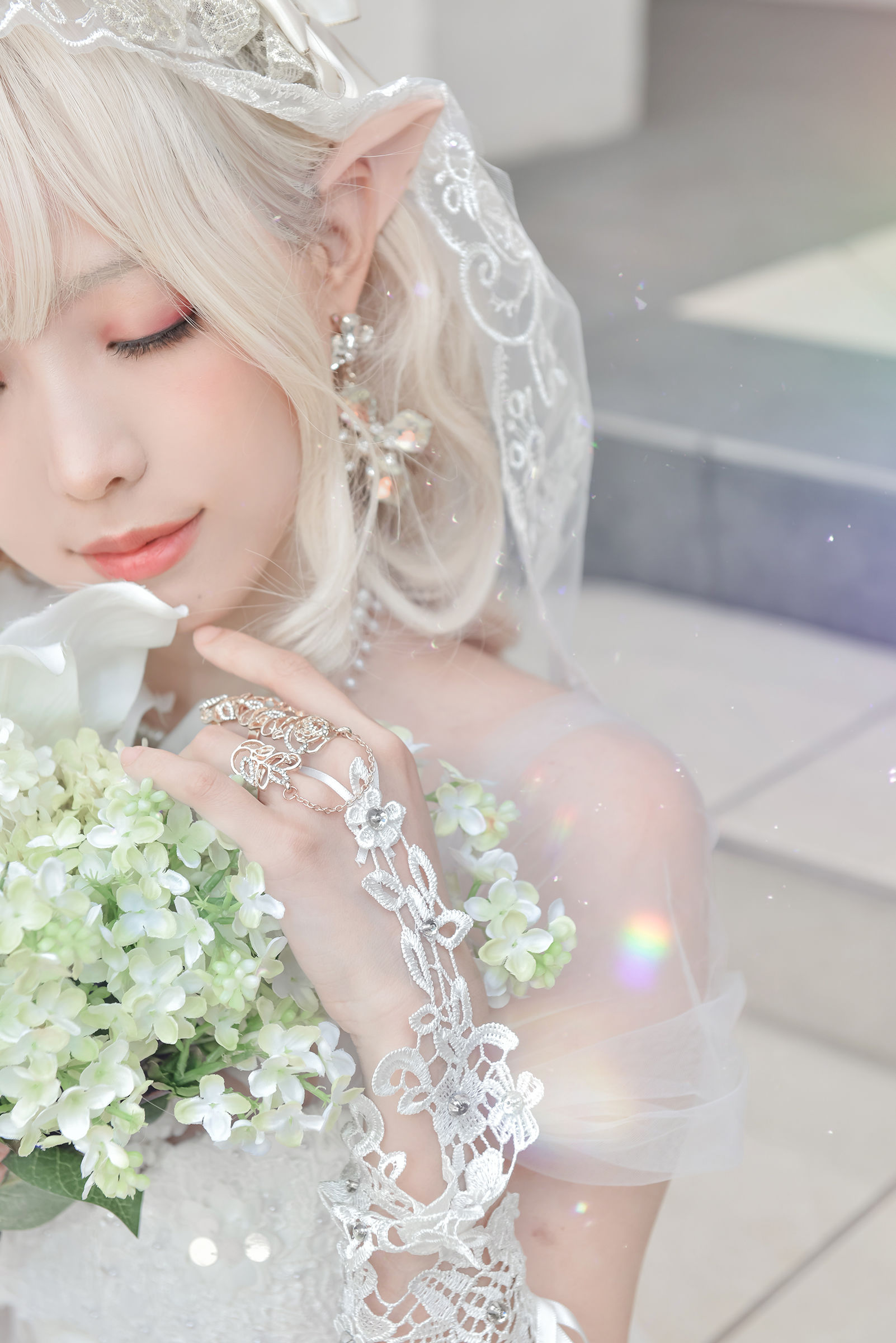 [福利COS] Ely_eee(ElyEE子) - Bride & Lingerie/(65P)