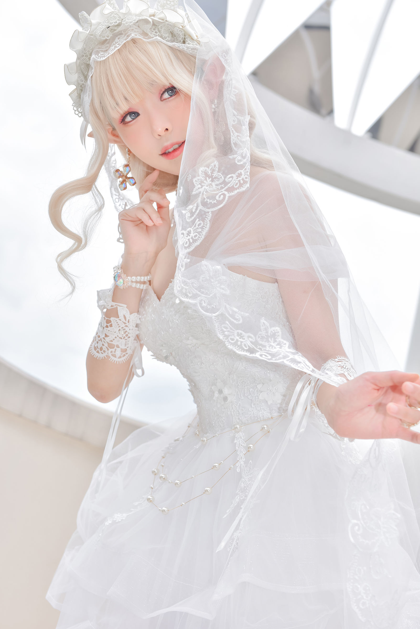 [福利COS] Ely_eee(ElyEE子) - Bride & Lingerie/(65P)