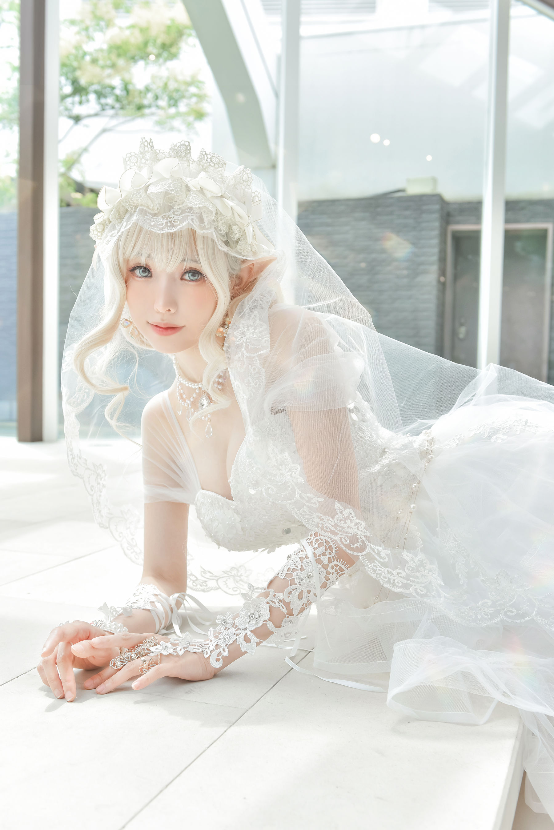 [福利COS] Ely_eee(ElyEE子) - Bride & Lingerie/(65P)