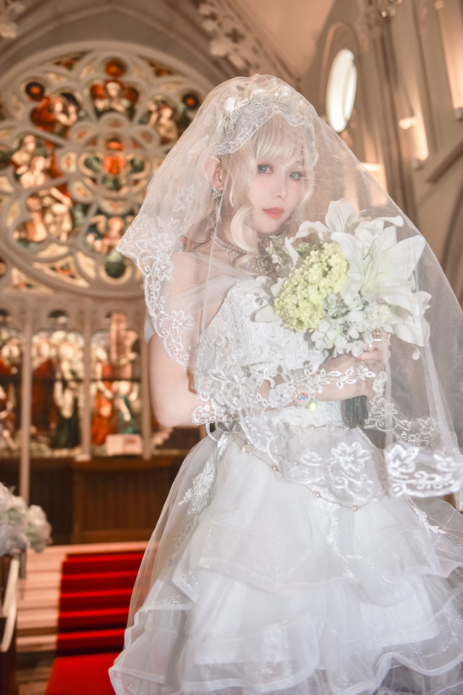 [福利COS] Ely_eee(ElyEE子) - Bride & Lingerie/(65P)