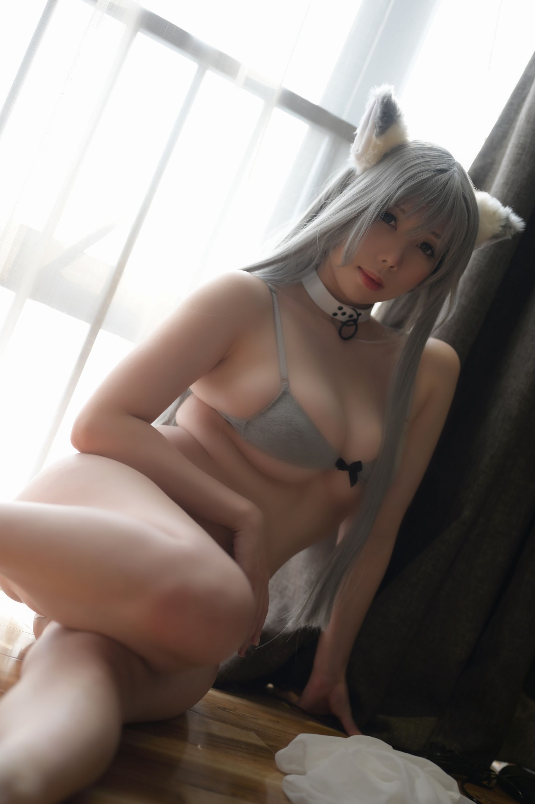 [福利COS] 二次元巨乳美女鹿野希 - 肉肉的可爱/(74P)