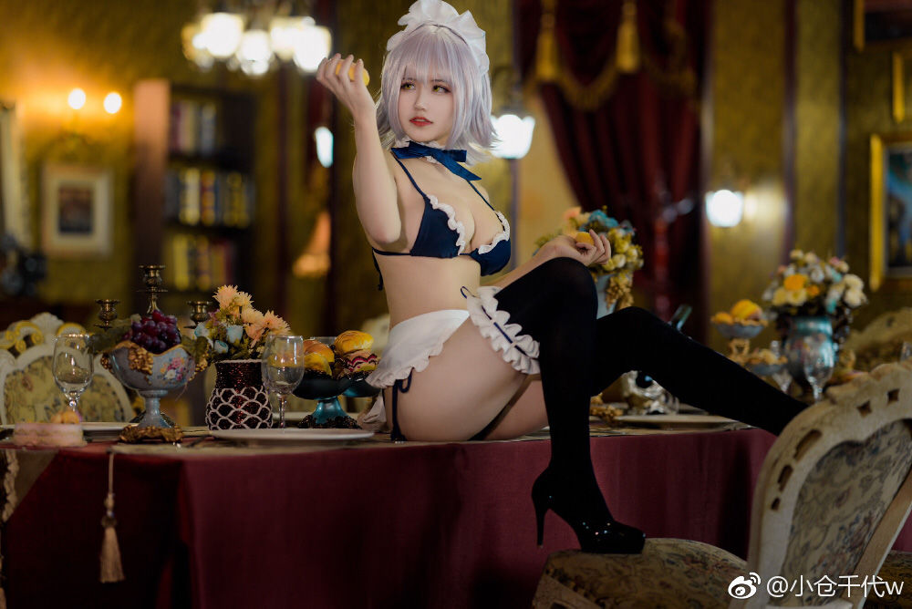 [福利COS] 动漫博主小仓千代w - 黑贞女仆/(9P)