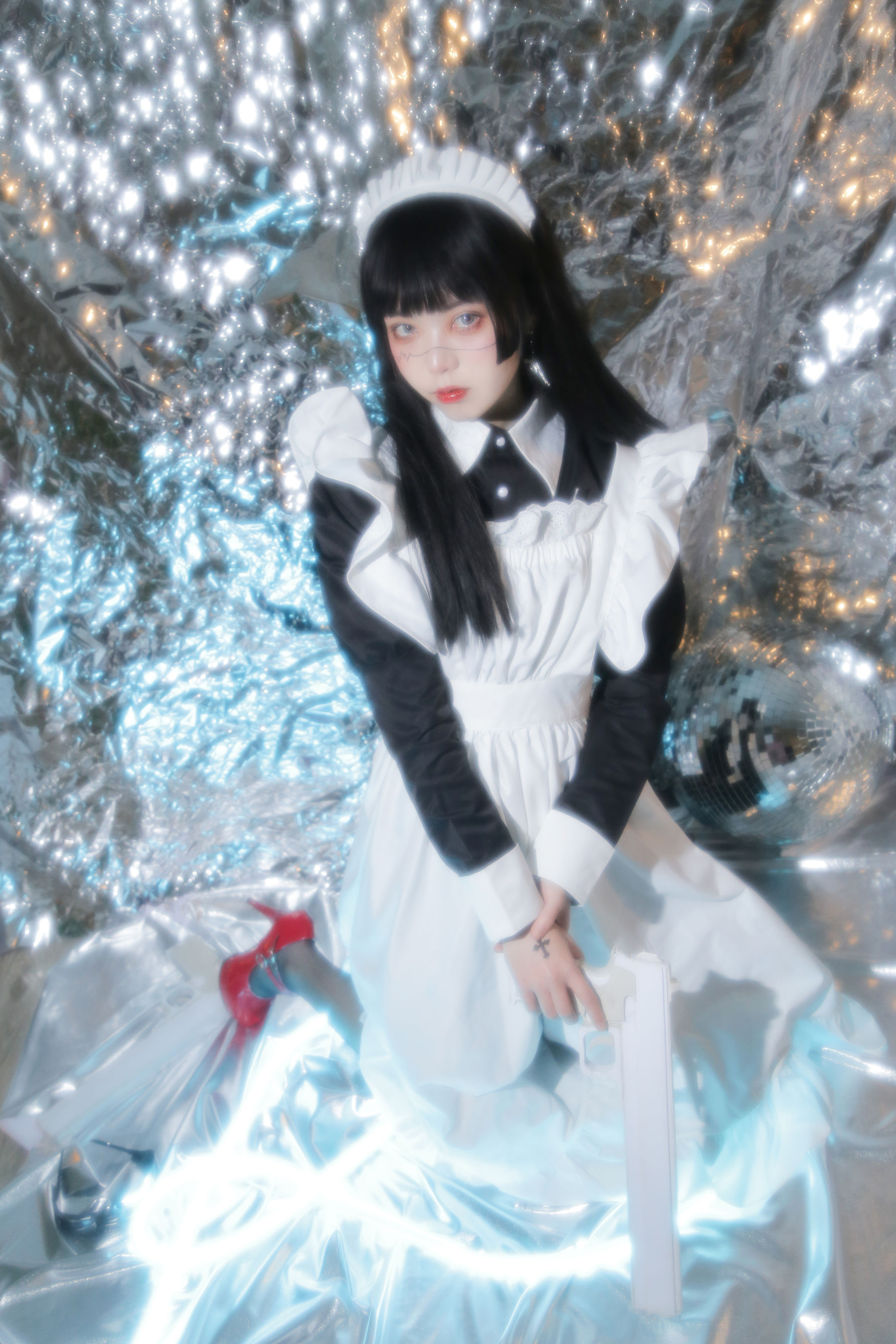 [福利COS] 可爱妹子Fushii_海堂 - 生化女仆/(46P)