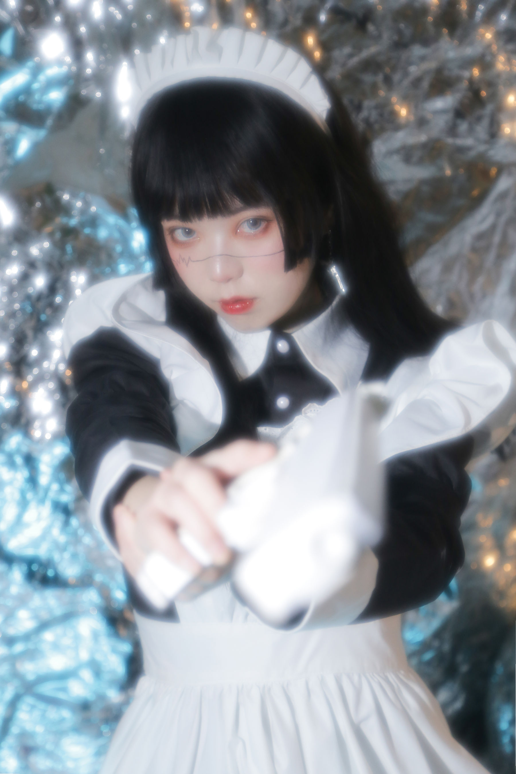 [福利COS] 可爱妹子Fushii_海堂 - 生化女仆/(46P)