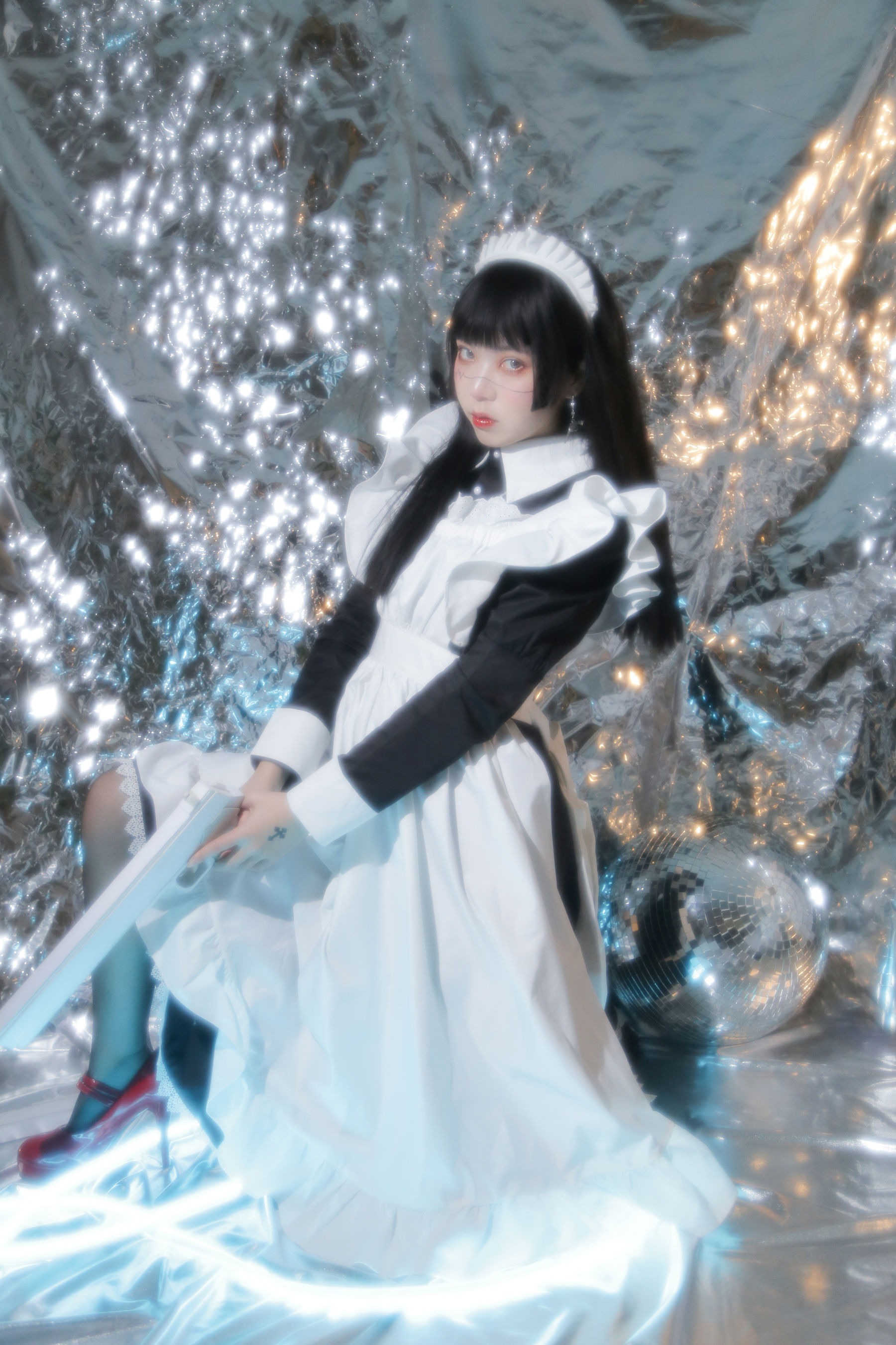 [福利COS] 可爱妹子Fushii_海堂 - 生化女仆/(46P)