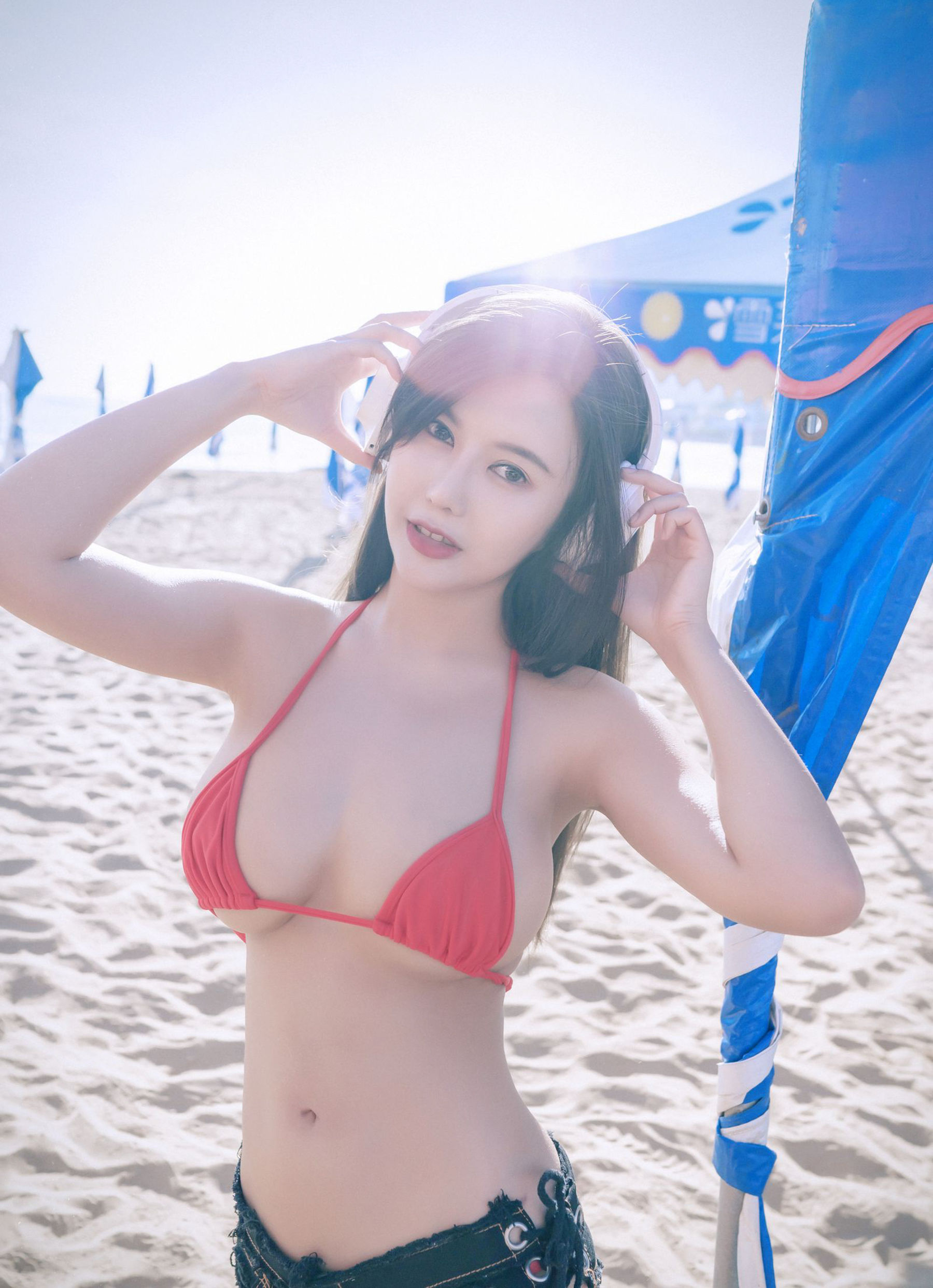 [JVID图集] Bikini sexy beach/(49P)