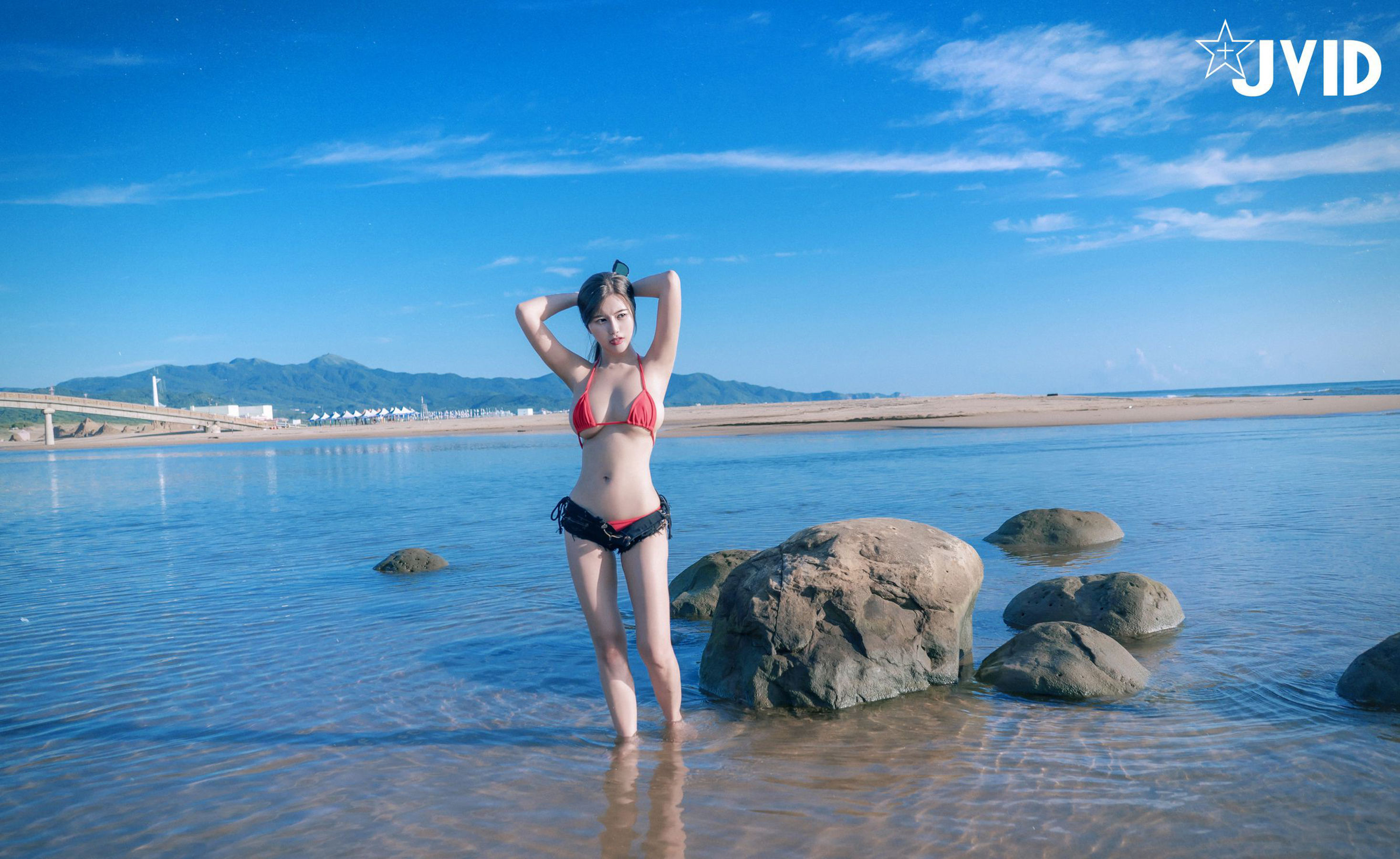 [JVID图集] Bikini sexy beach/(49P)