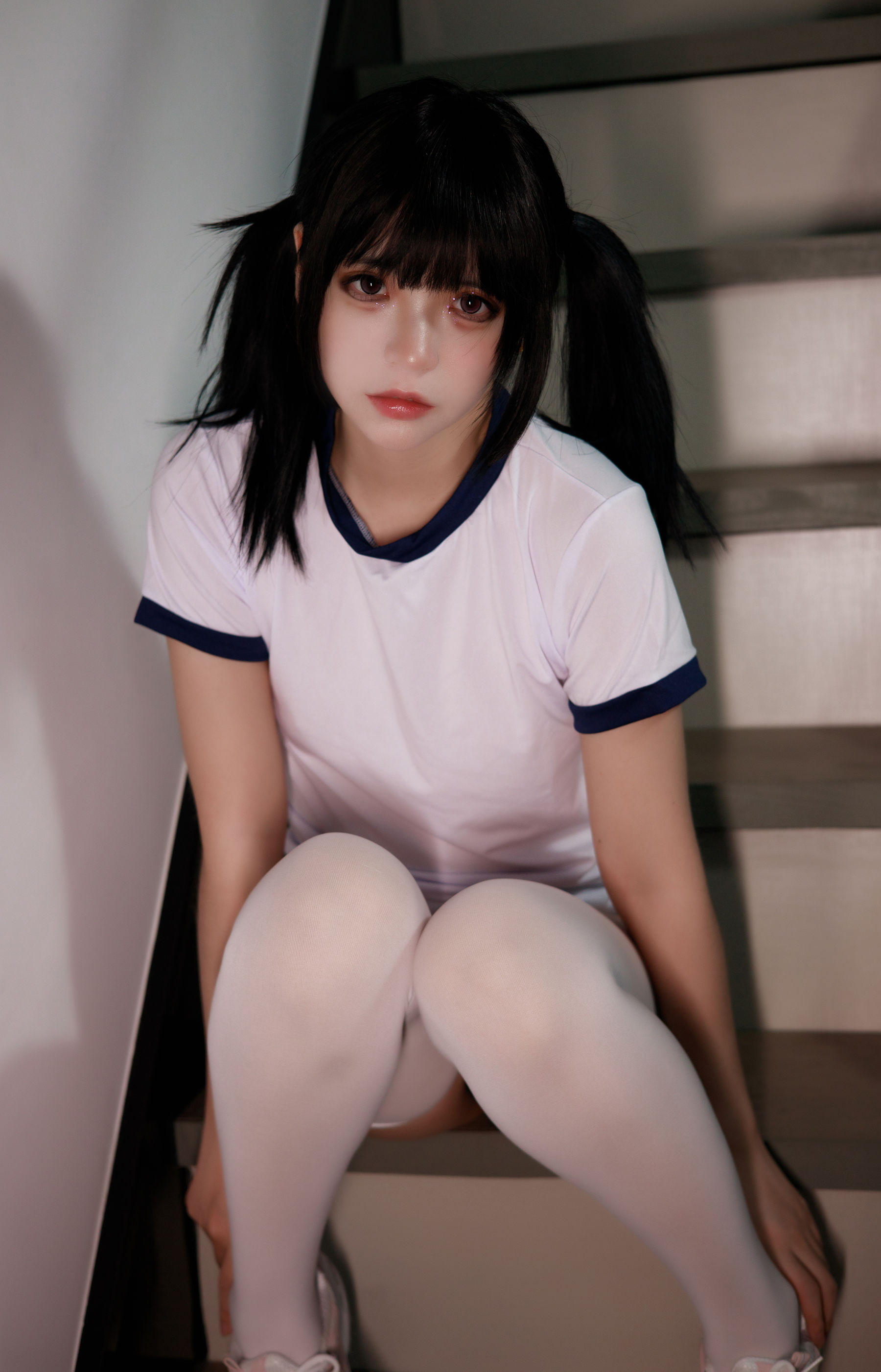 [福利COS] 疯猫ss - 白色情人节福袋 体操服/(40P)