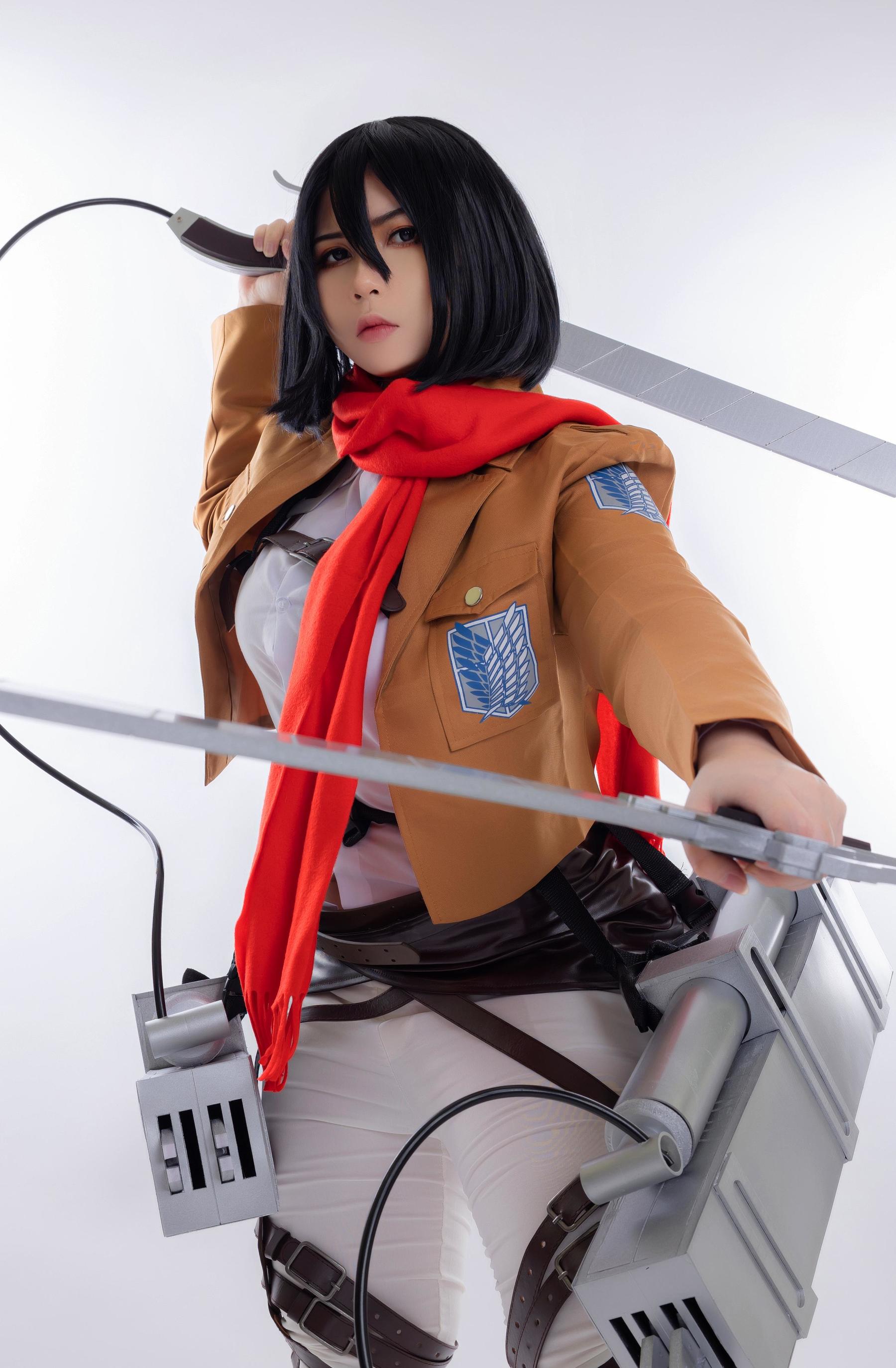 [福利COS] Uy Uy - Mikasa/(43P)