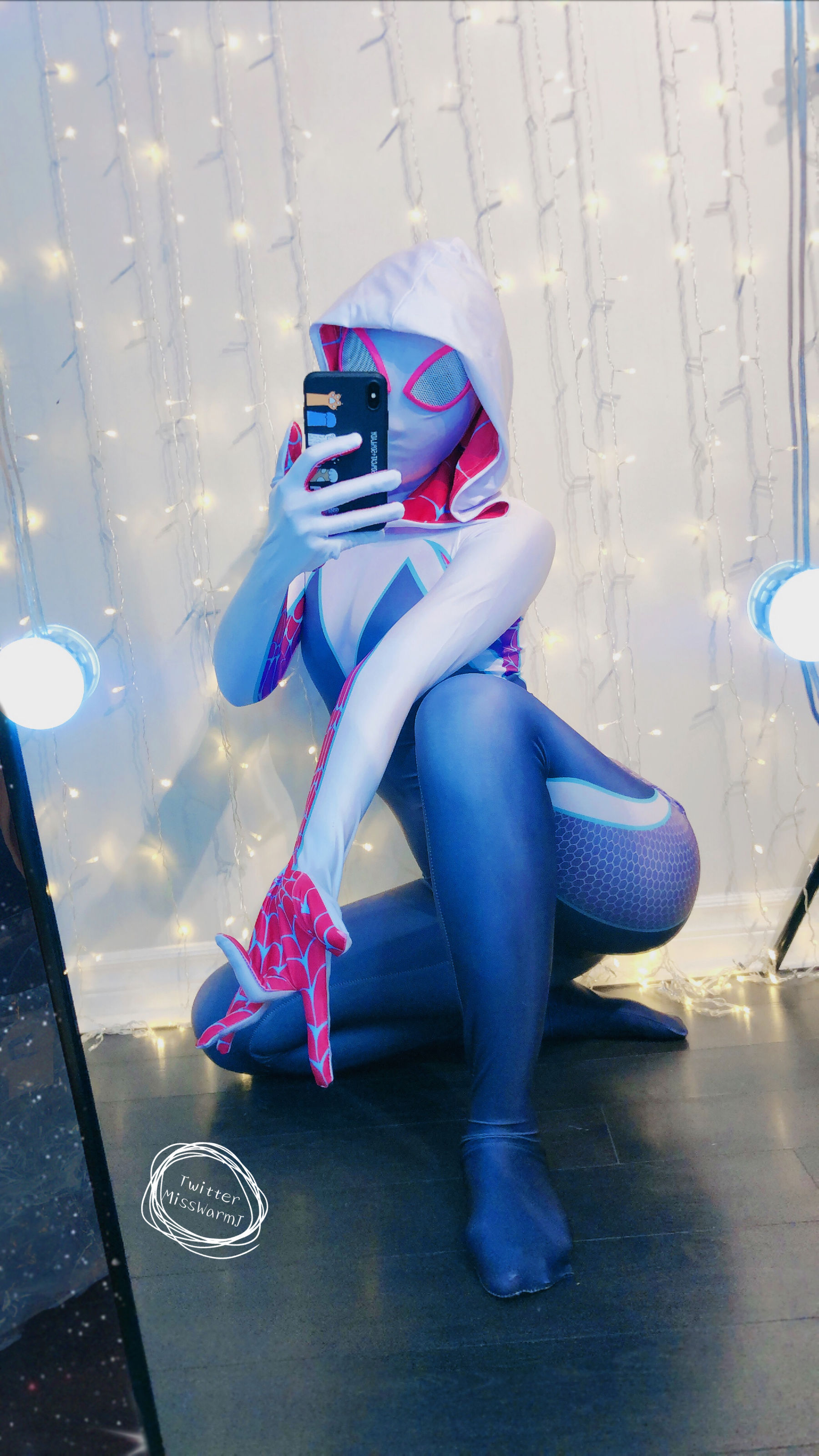 [福利COS] MisswarmJ - Spider Gwen/(43P)