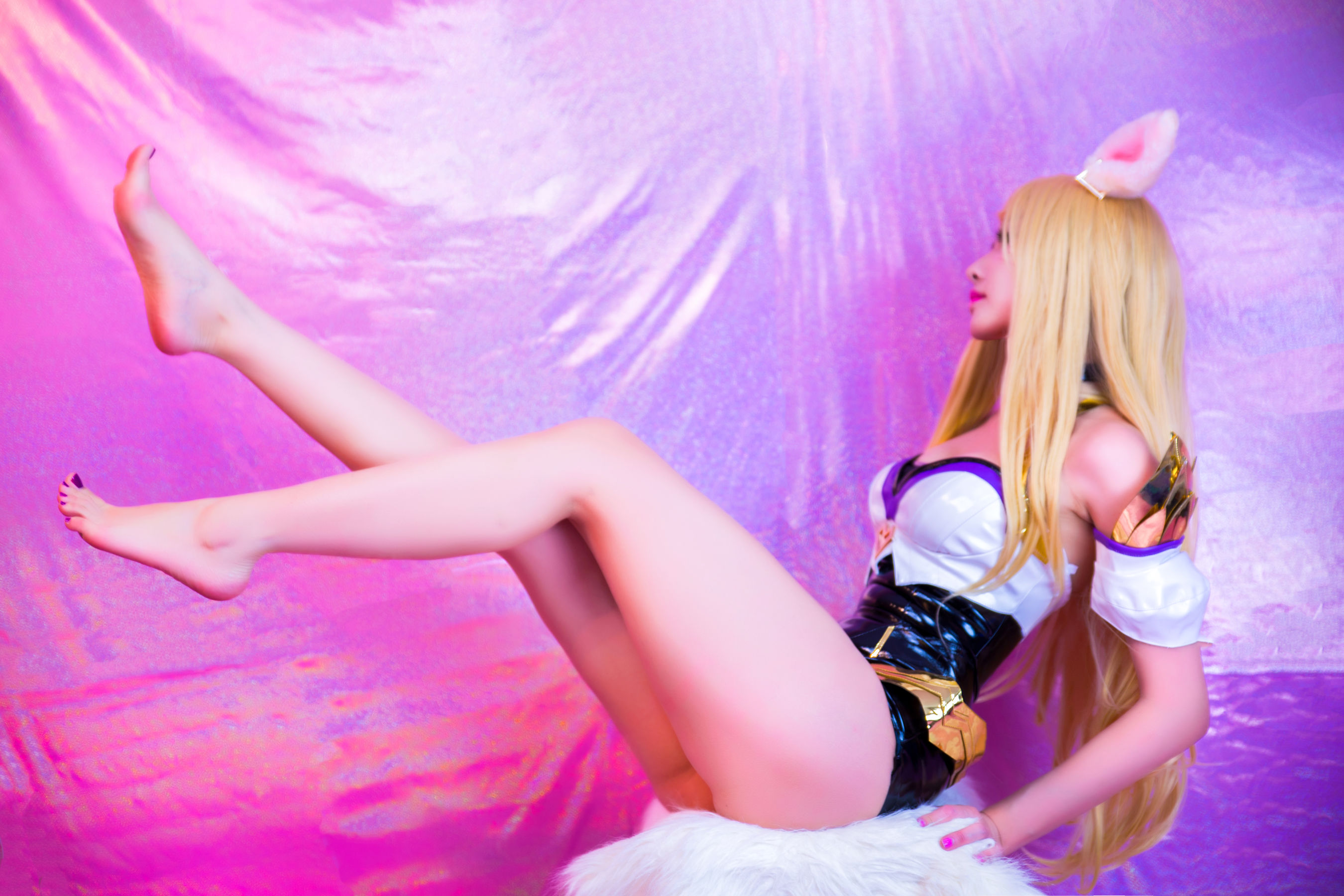 [福利COS] MisswarmJ - KDA Ahri (League of Legends)/(40P)