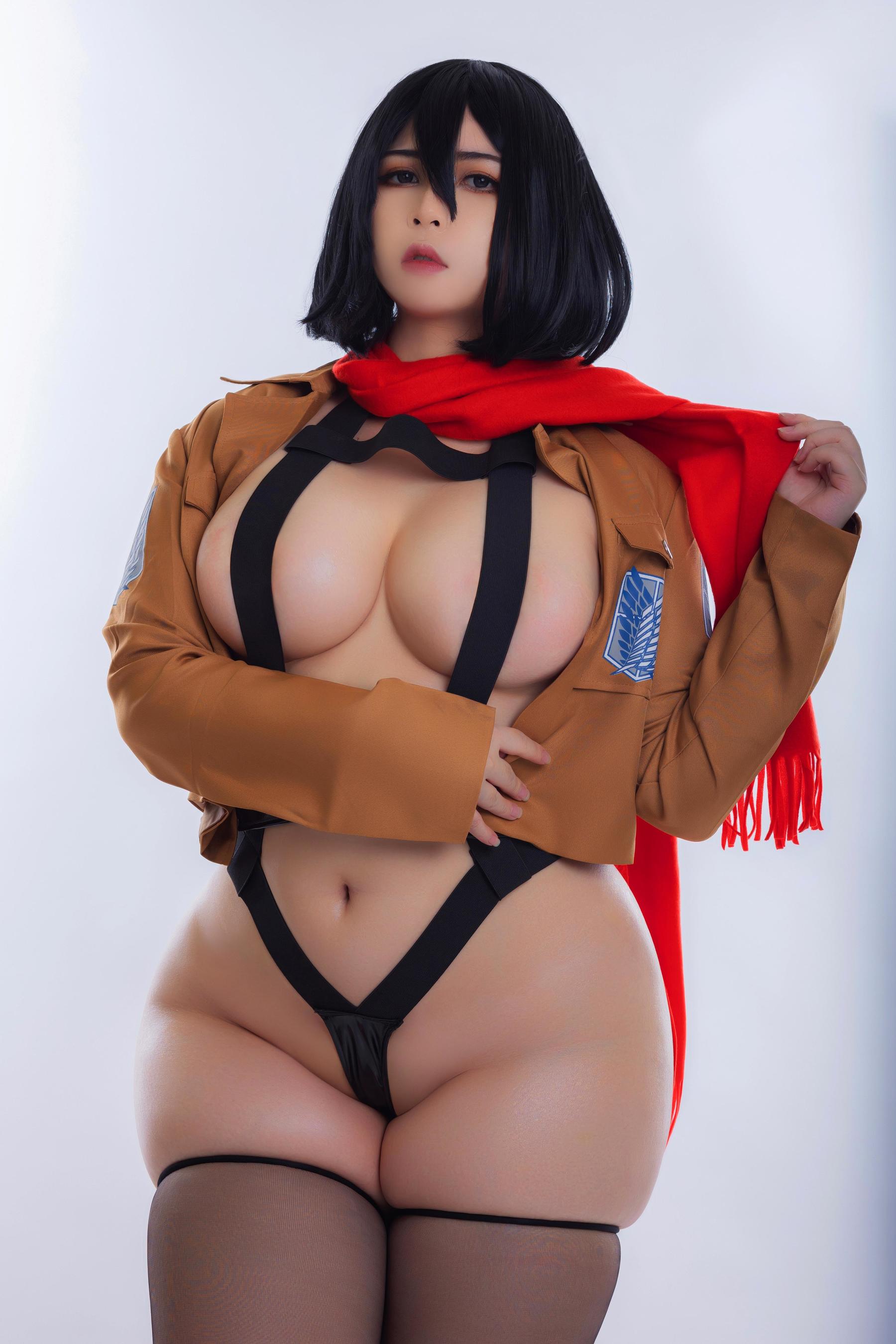 [福利COS] Uy Uy - Mikasa/(43P)