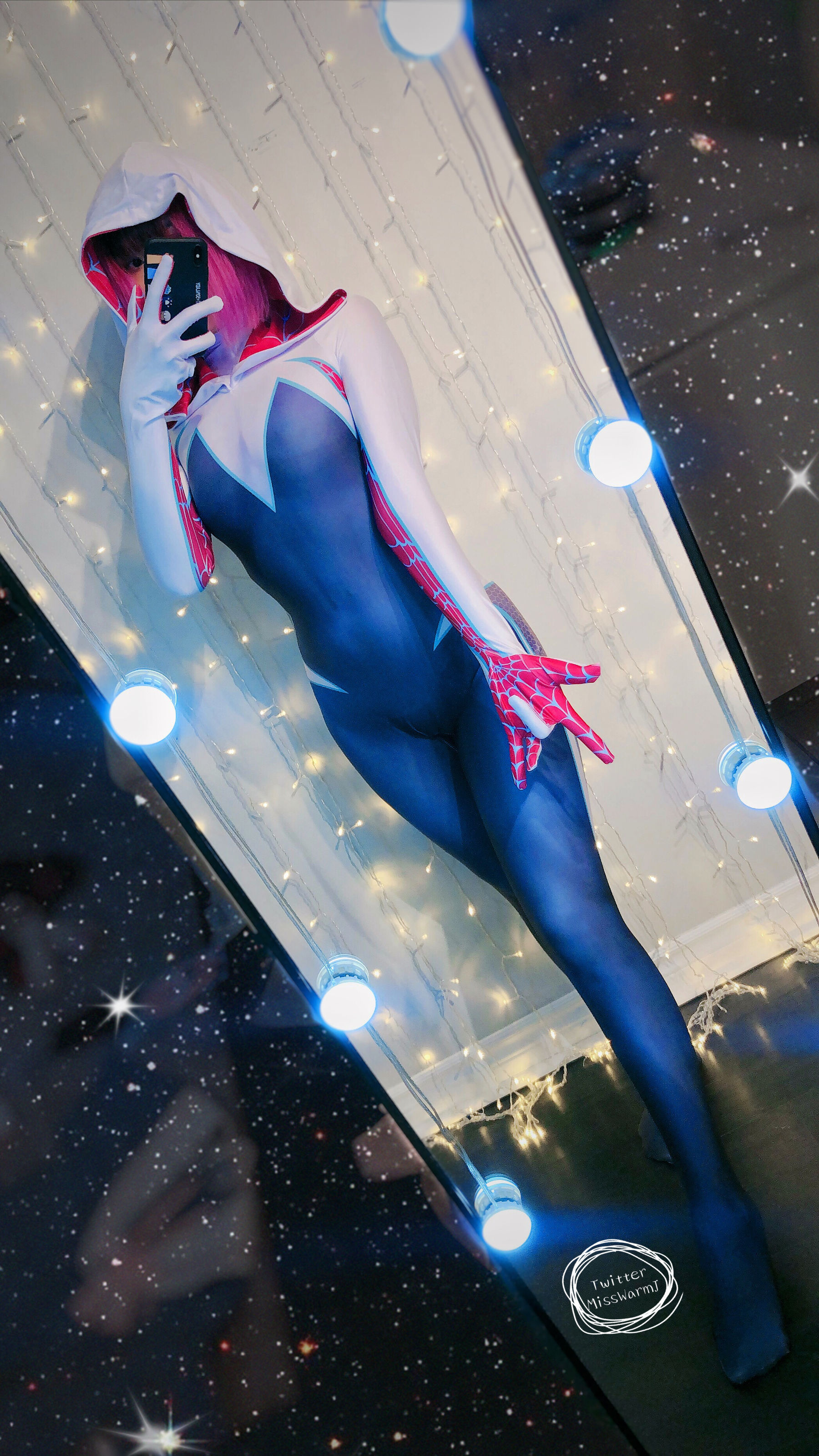 [福利COS] MisswarmJ - Spider Gwen/(43P)