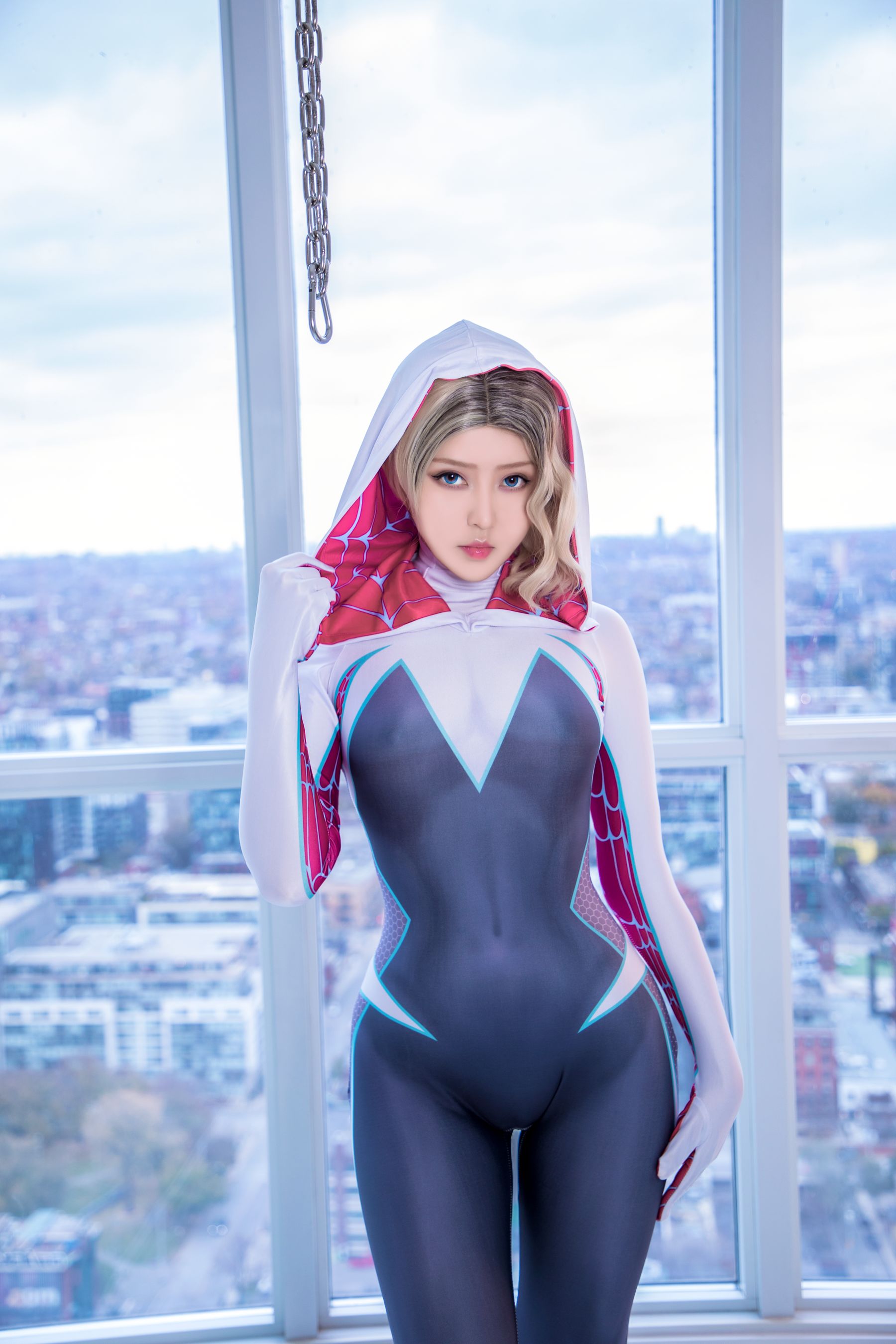 [福利COS] MisswarmJ - Spider Gwen/(43P)