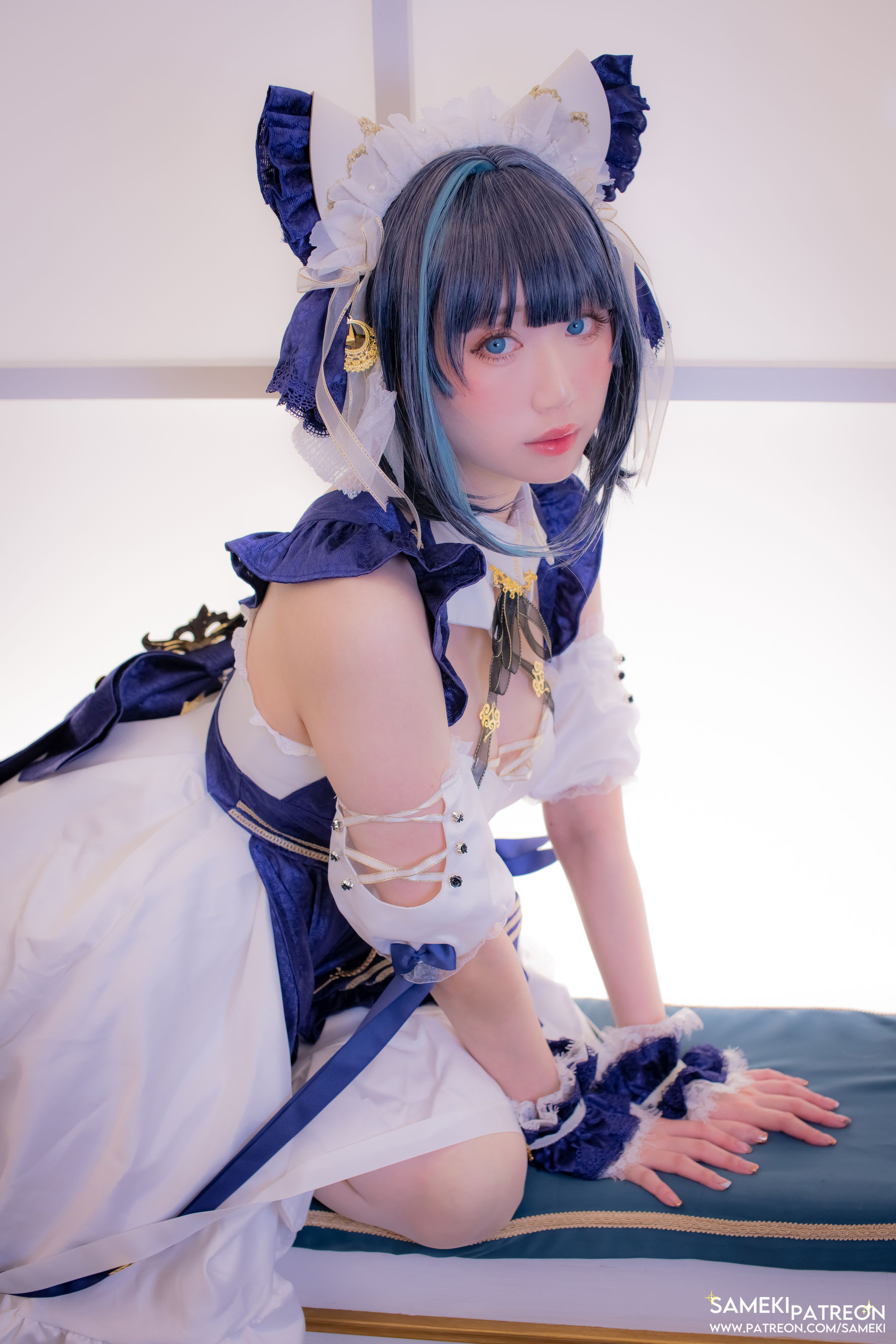 [福利COS] Sameki - 碧蓝航线 柴郡/(52P)