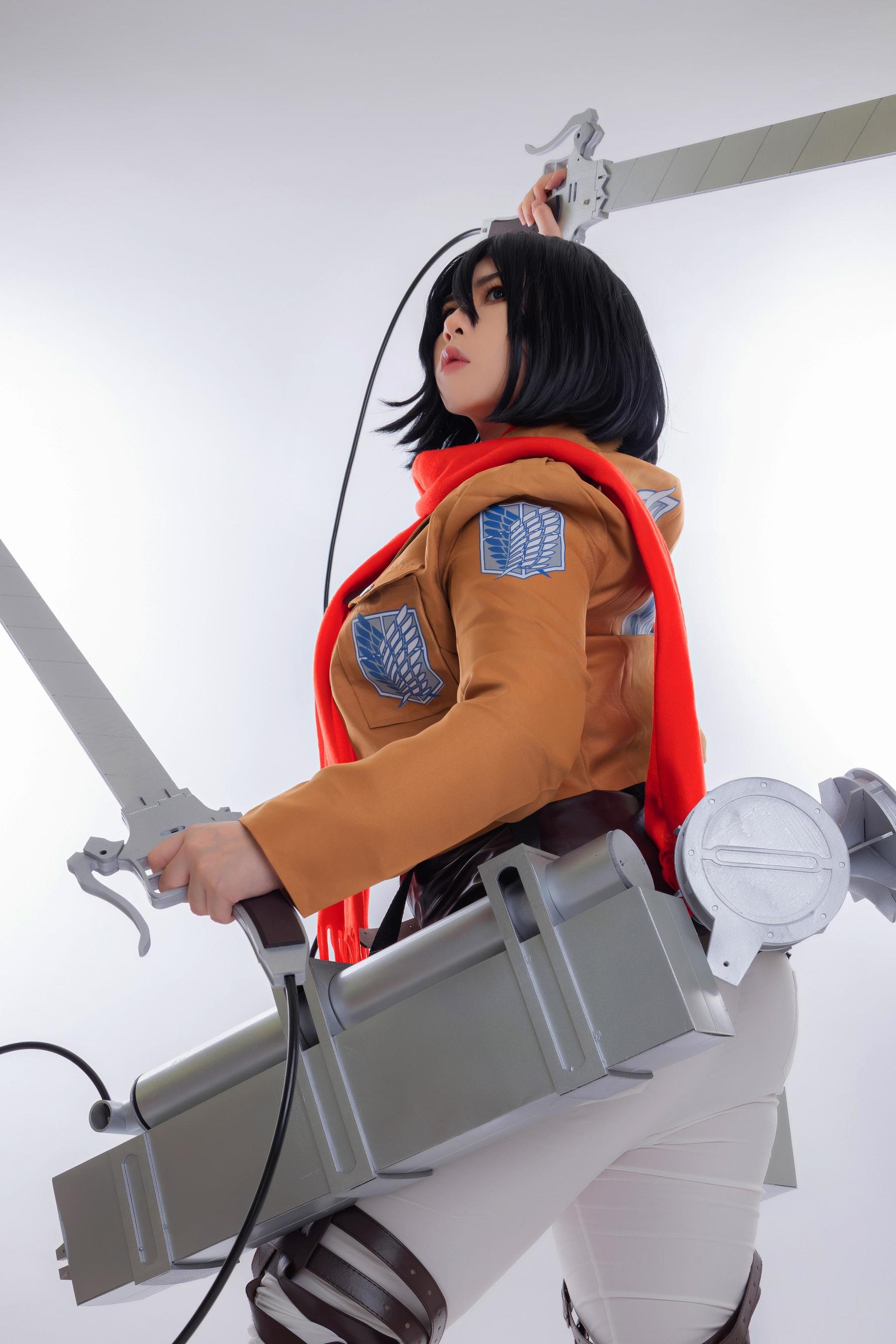 [福利COS] Uy Uy - Mikasa/(43P)