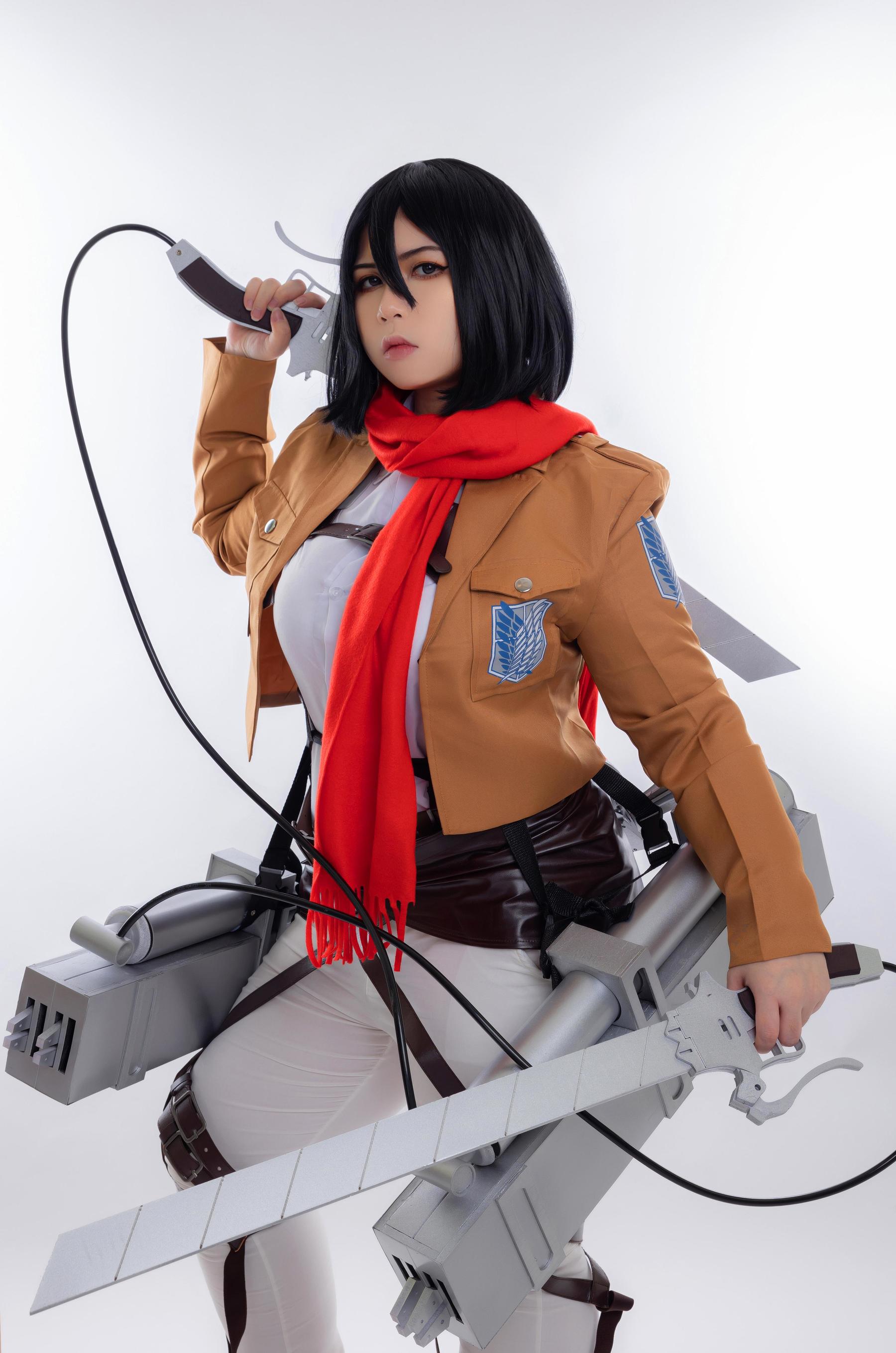 [福利COS] Uy Uy - Mikasa/(43P)