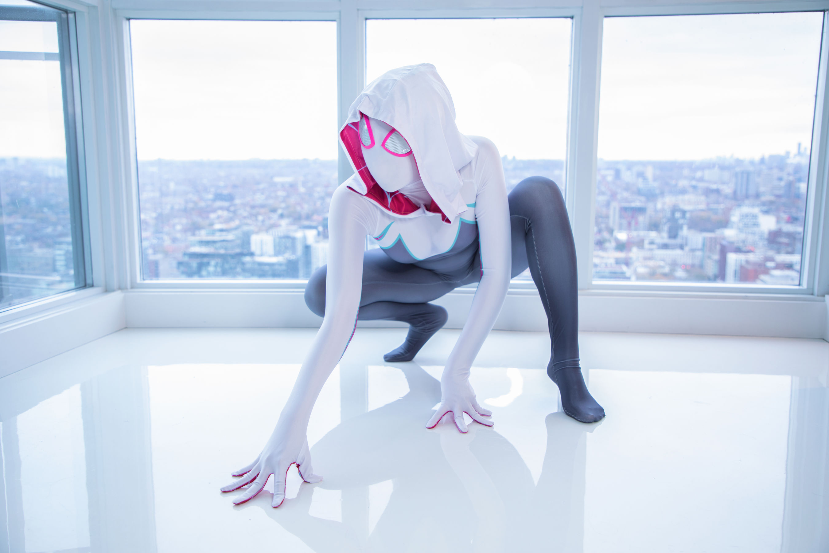 [福利COS] MisswarmJ - Spider Gwen/(43P)