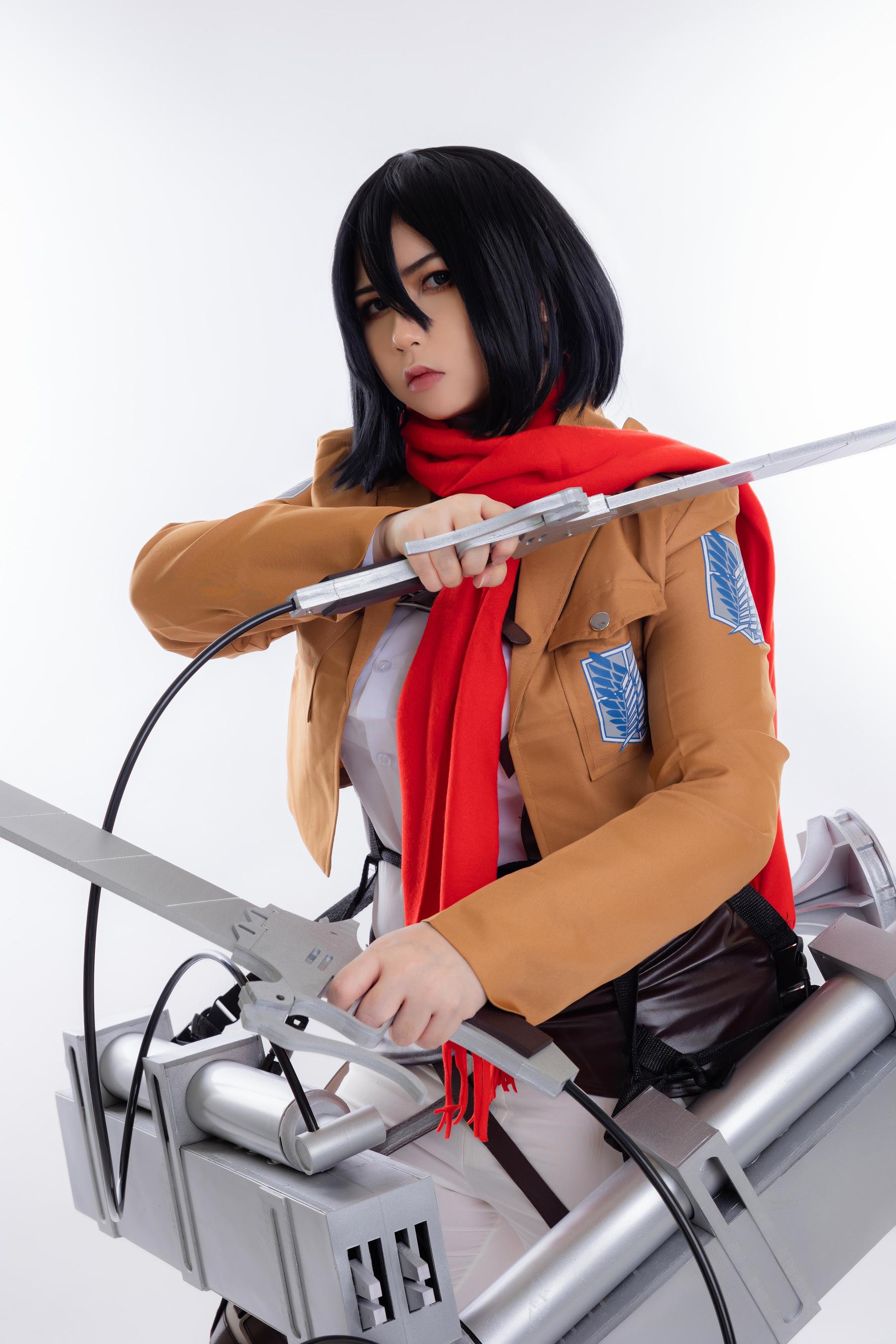 [福利COS] Uy Uy - Mikasa/(43P)