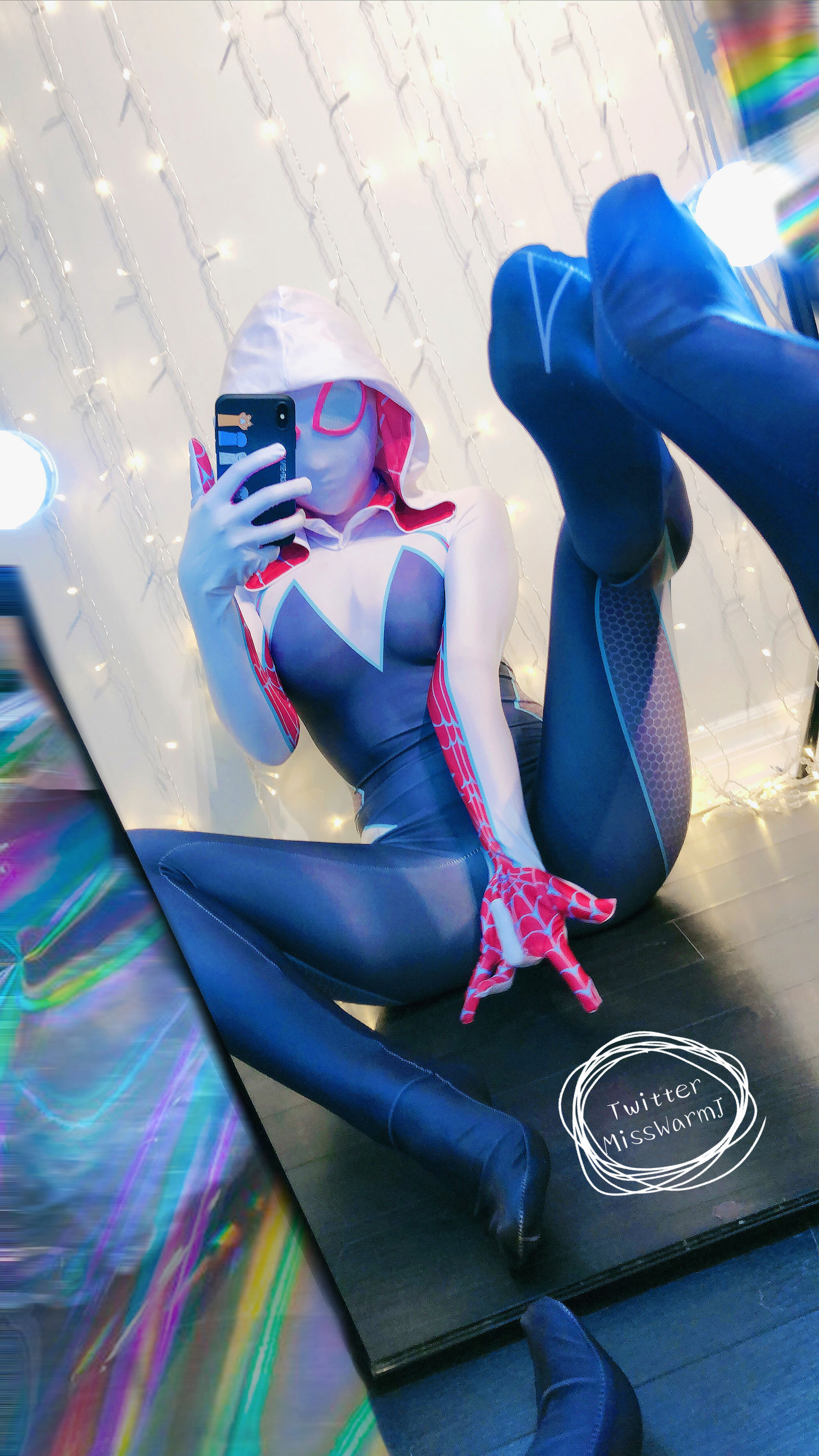 [福利COS] MisswarmJ - Spider Gwen/(43P)