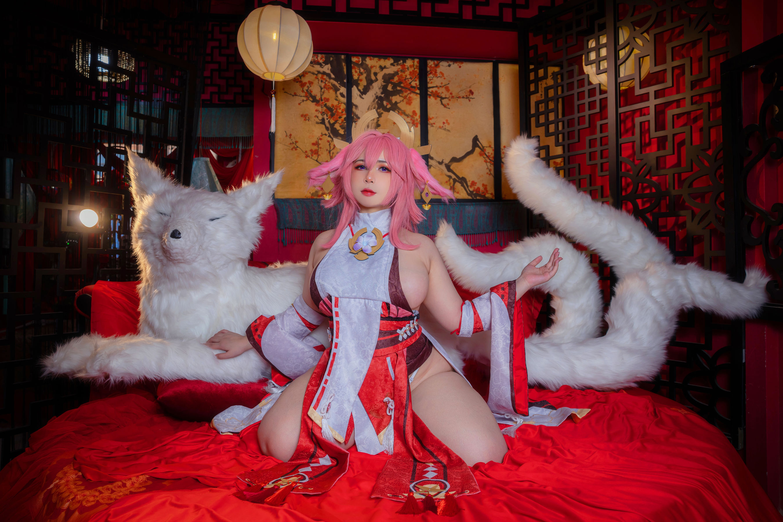 [福利COS] Uy Uy - Yae Miko/(51P)