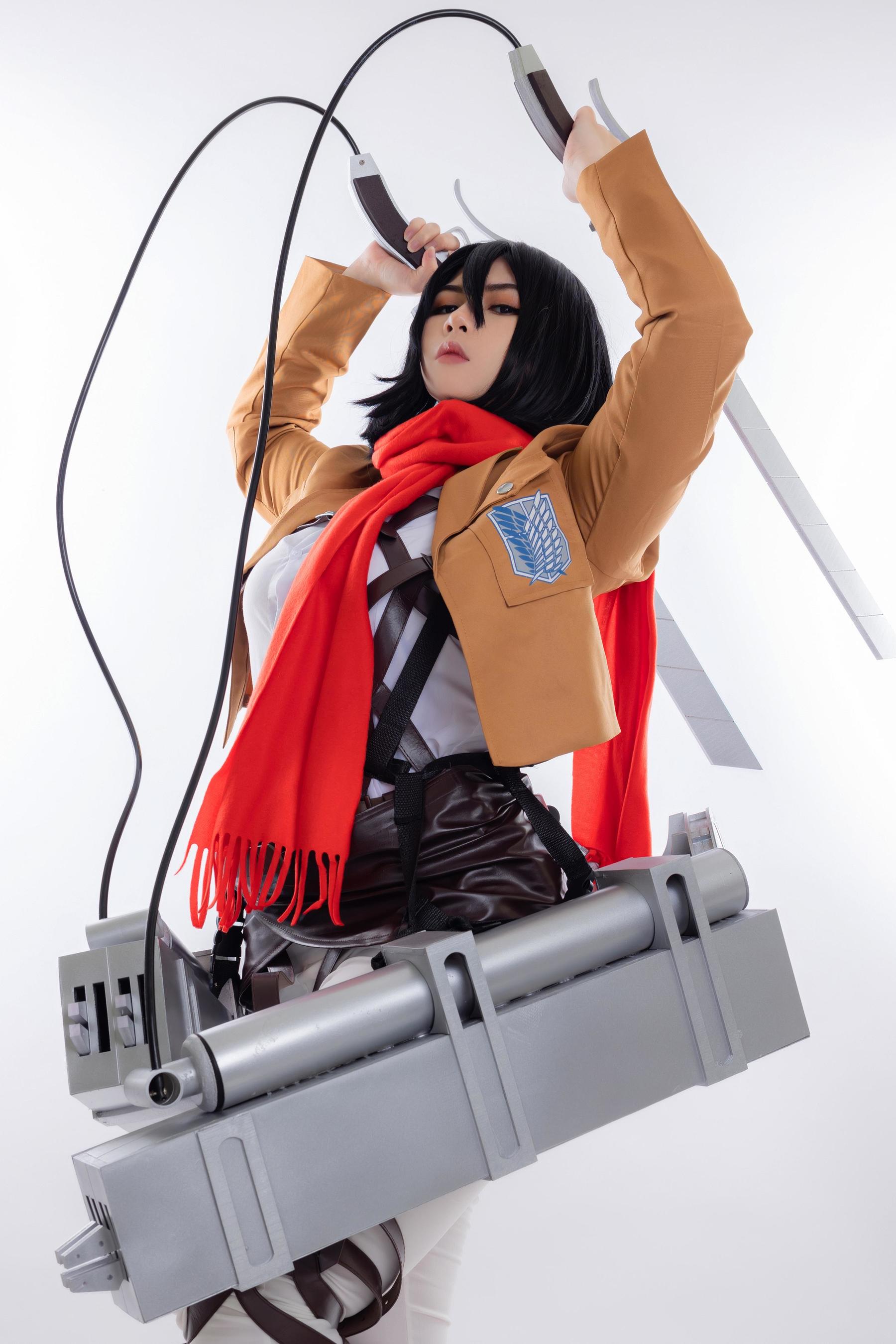 [福利COS] Uy Uy - Mikasa/(43P)