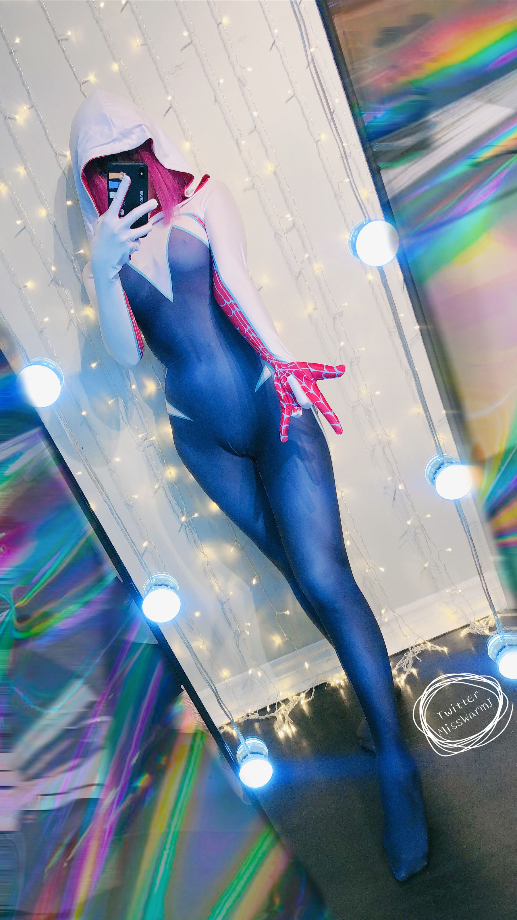 [福利COS] MisswarmJ - Spider Gwen/(43P)