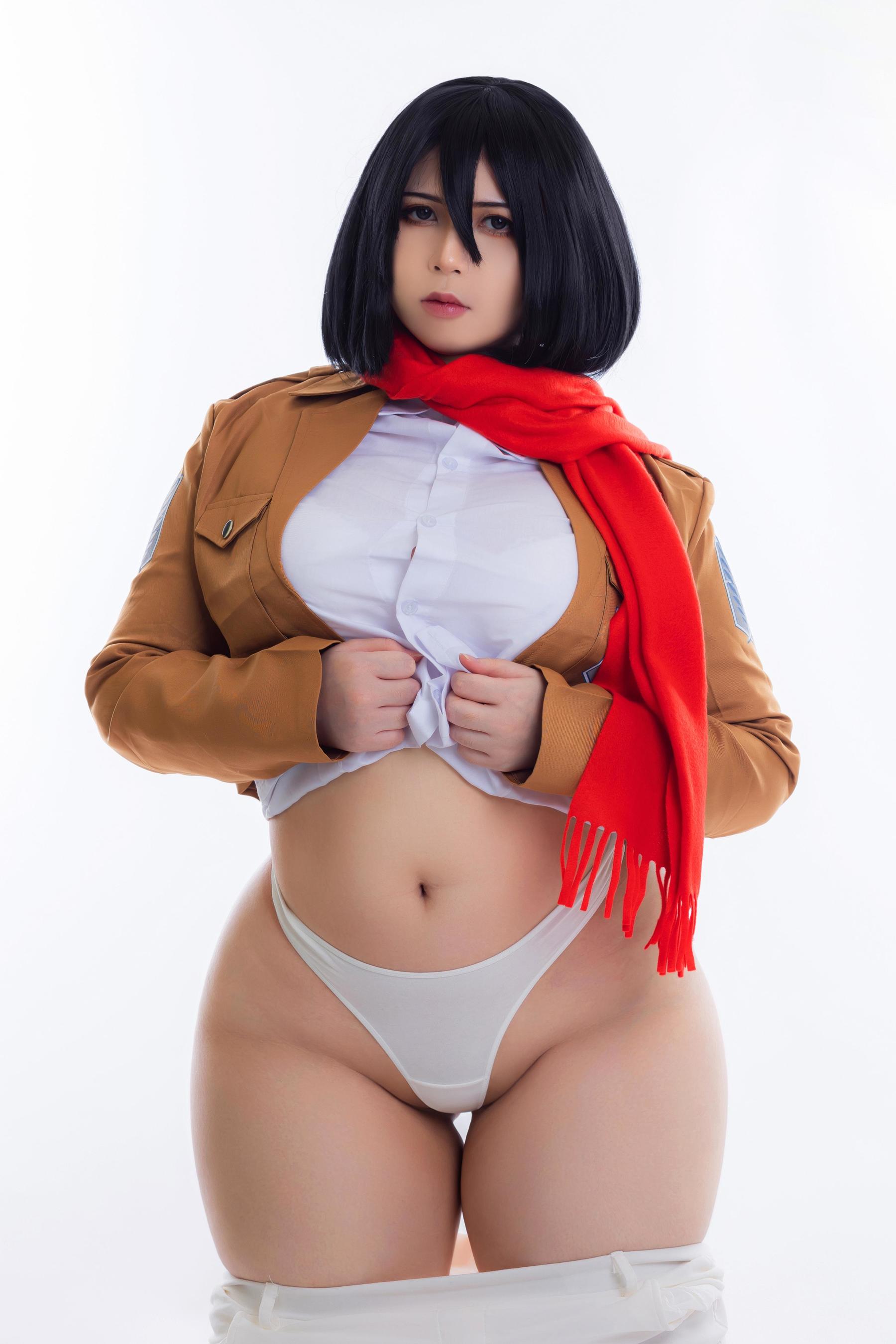 [福利COS] Uy Uy - Mikasa/(43P)