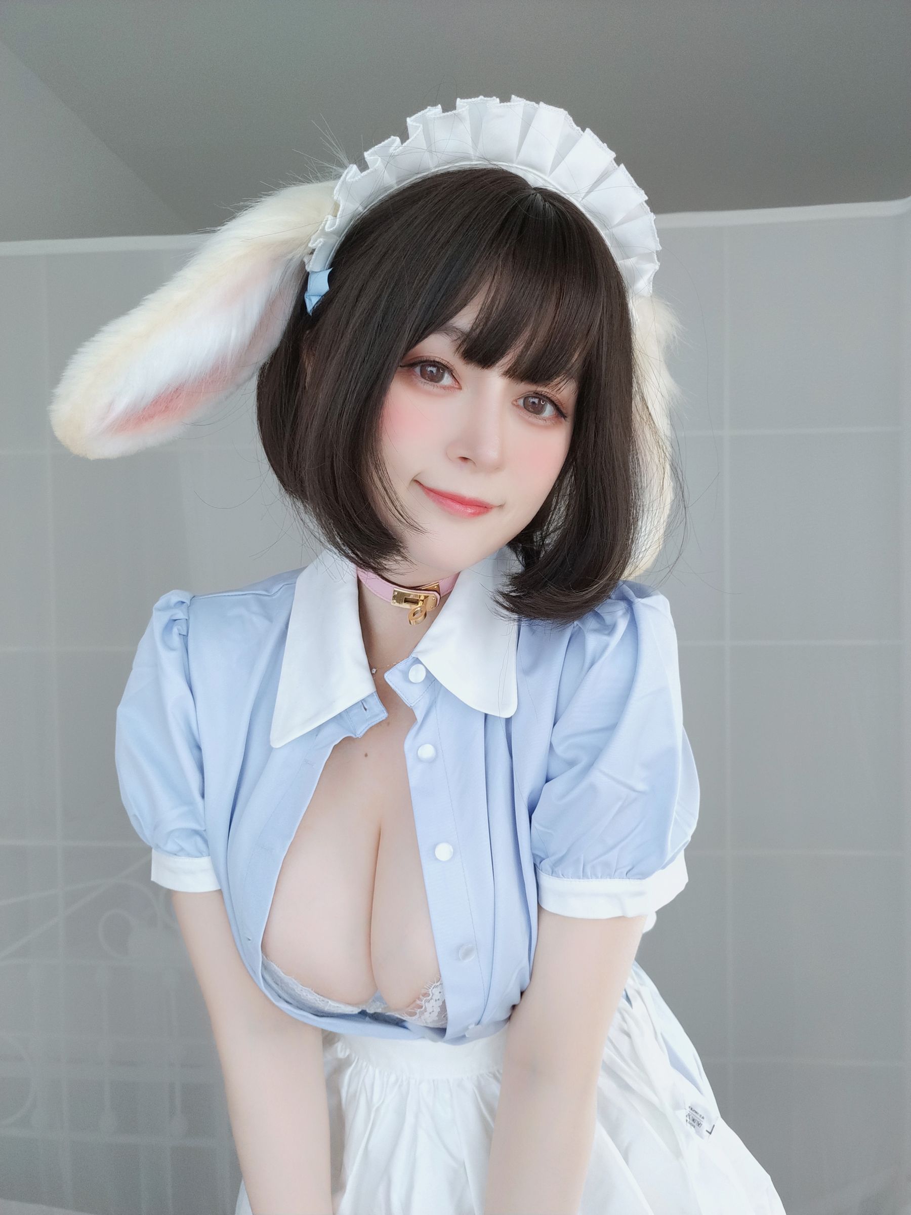 [福利COS] Coser小姐姐白银 - 兔女仆/(148P)