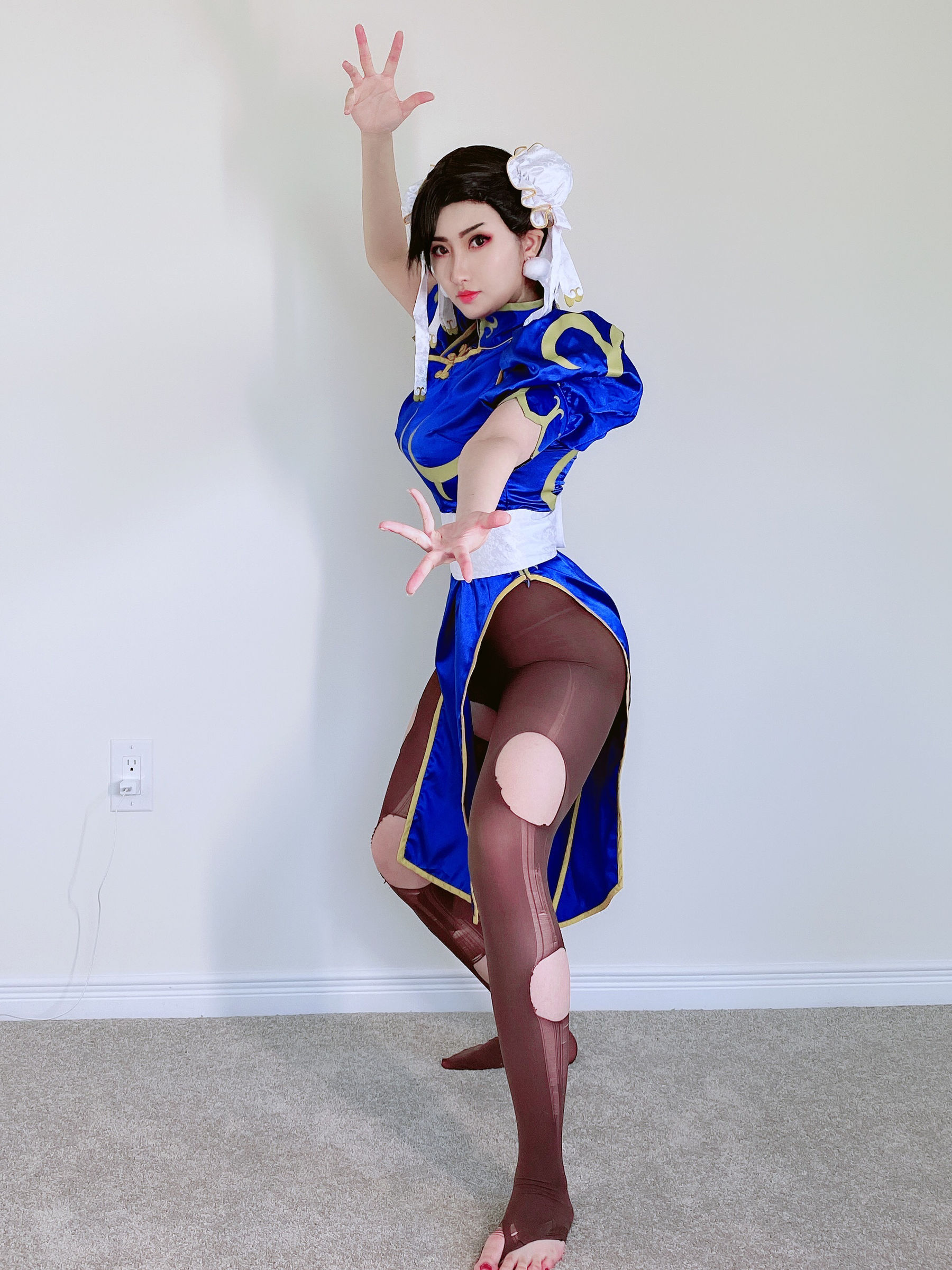 [福利COS] MisswarmJ - Chun Li/(51P)