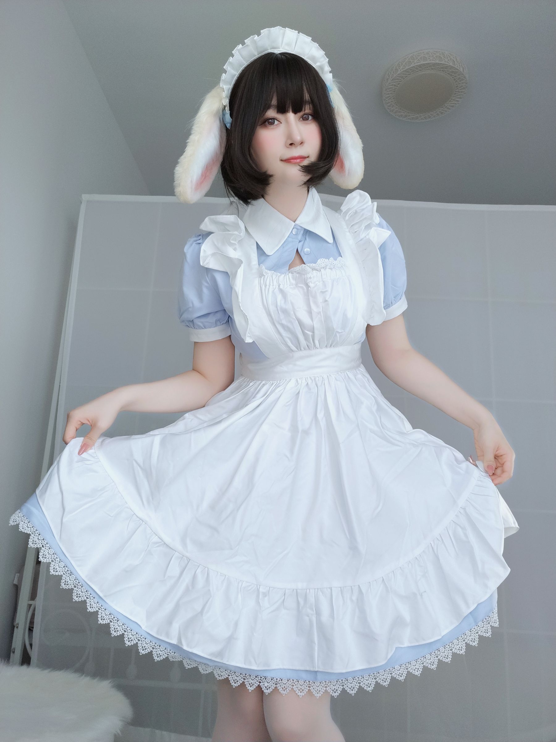 [福利COS] Coser小姐姐白银 - 兔女仆/(148P)