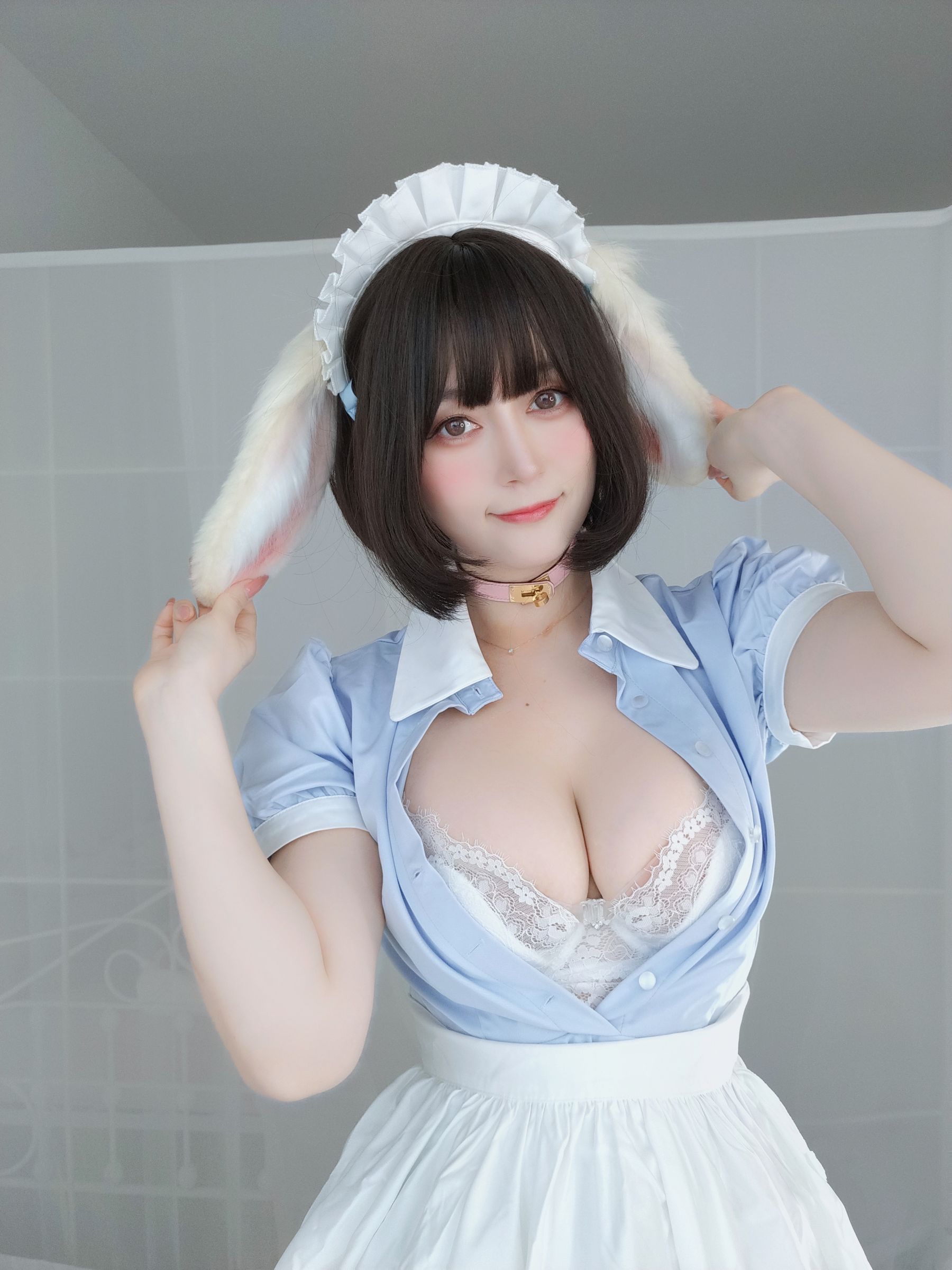 [福利COS] Coser小姐姐白银 - 兔女仆/(148P)