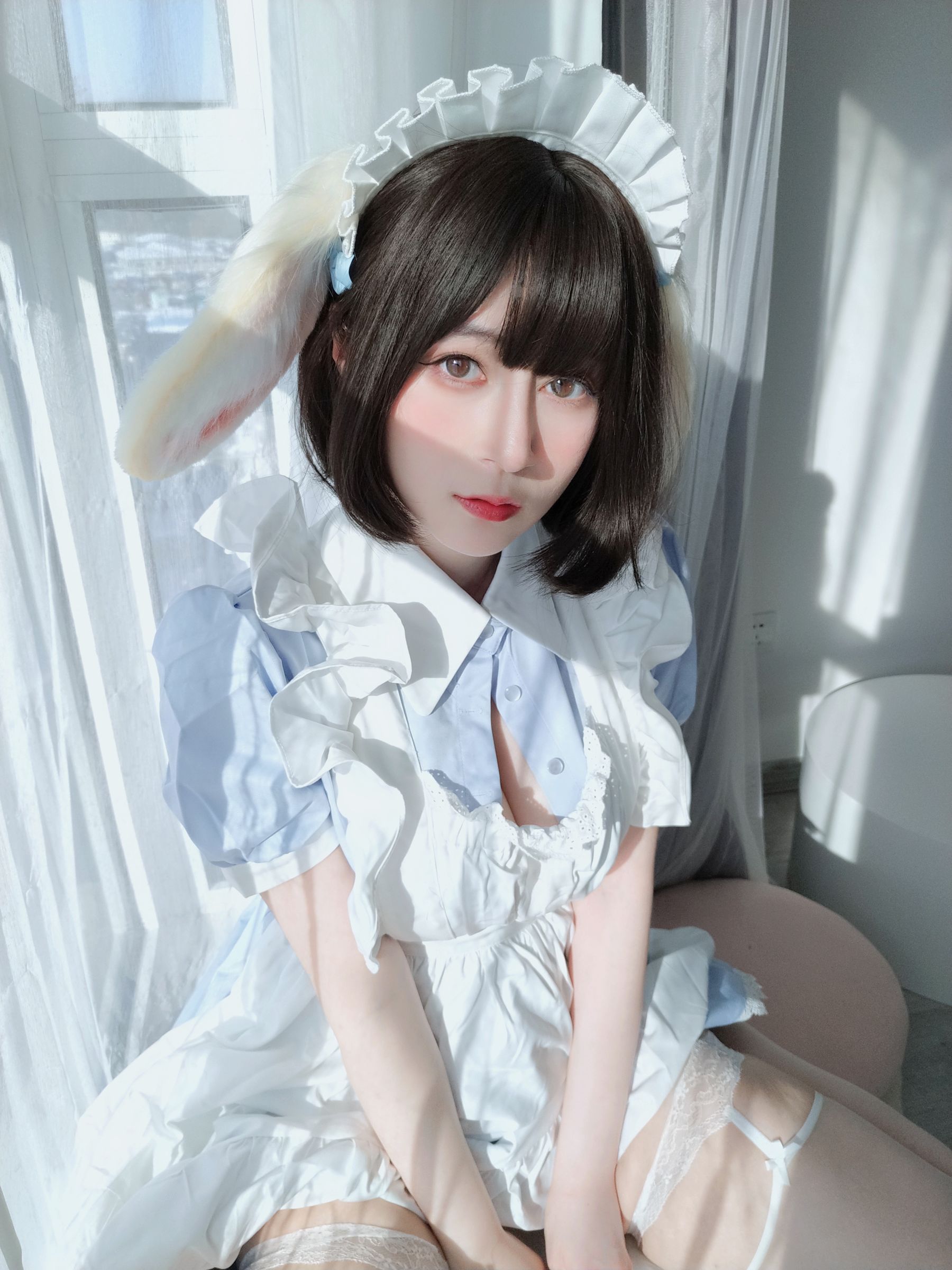 [福利COS] Coser小姐姐白银 - 兔女仆/(148P)