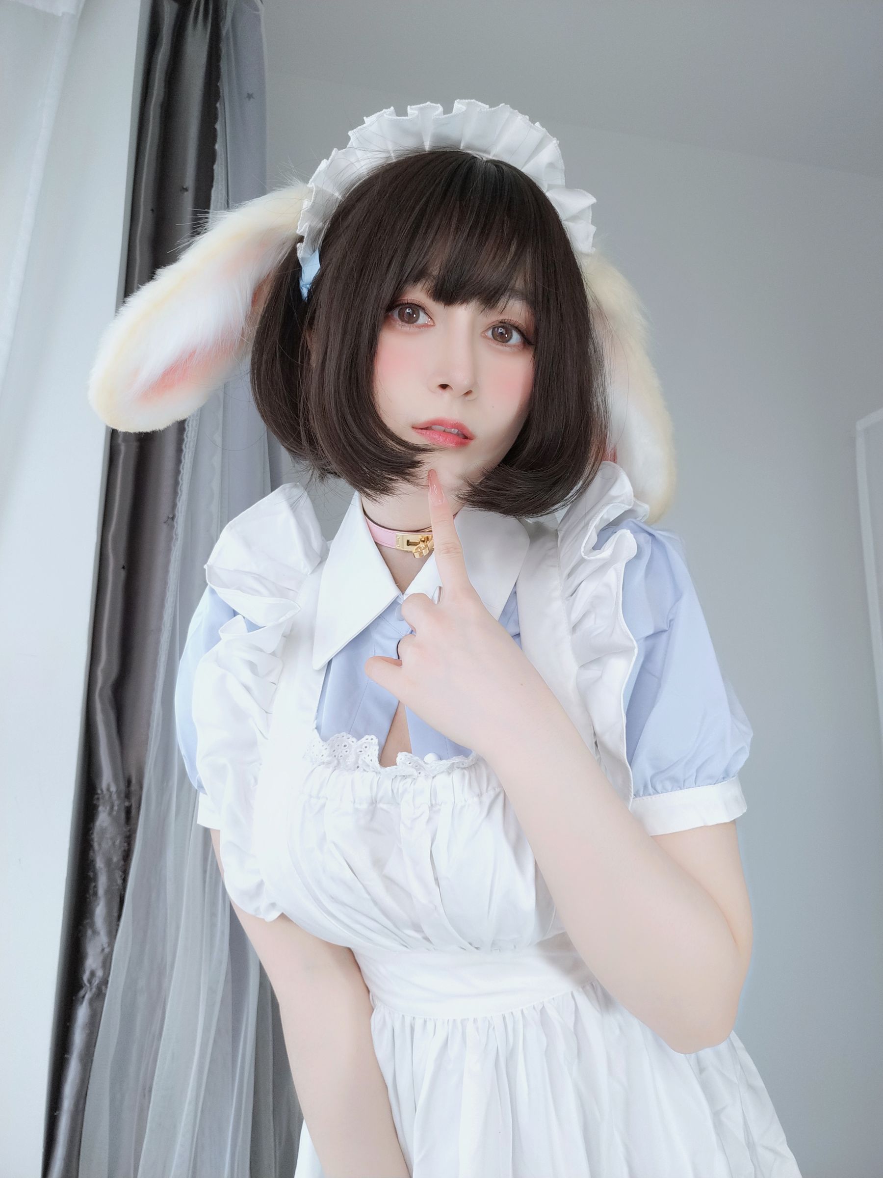 [福利COS] Coser小姐姐白银 - 兔女仆/(148P)