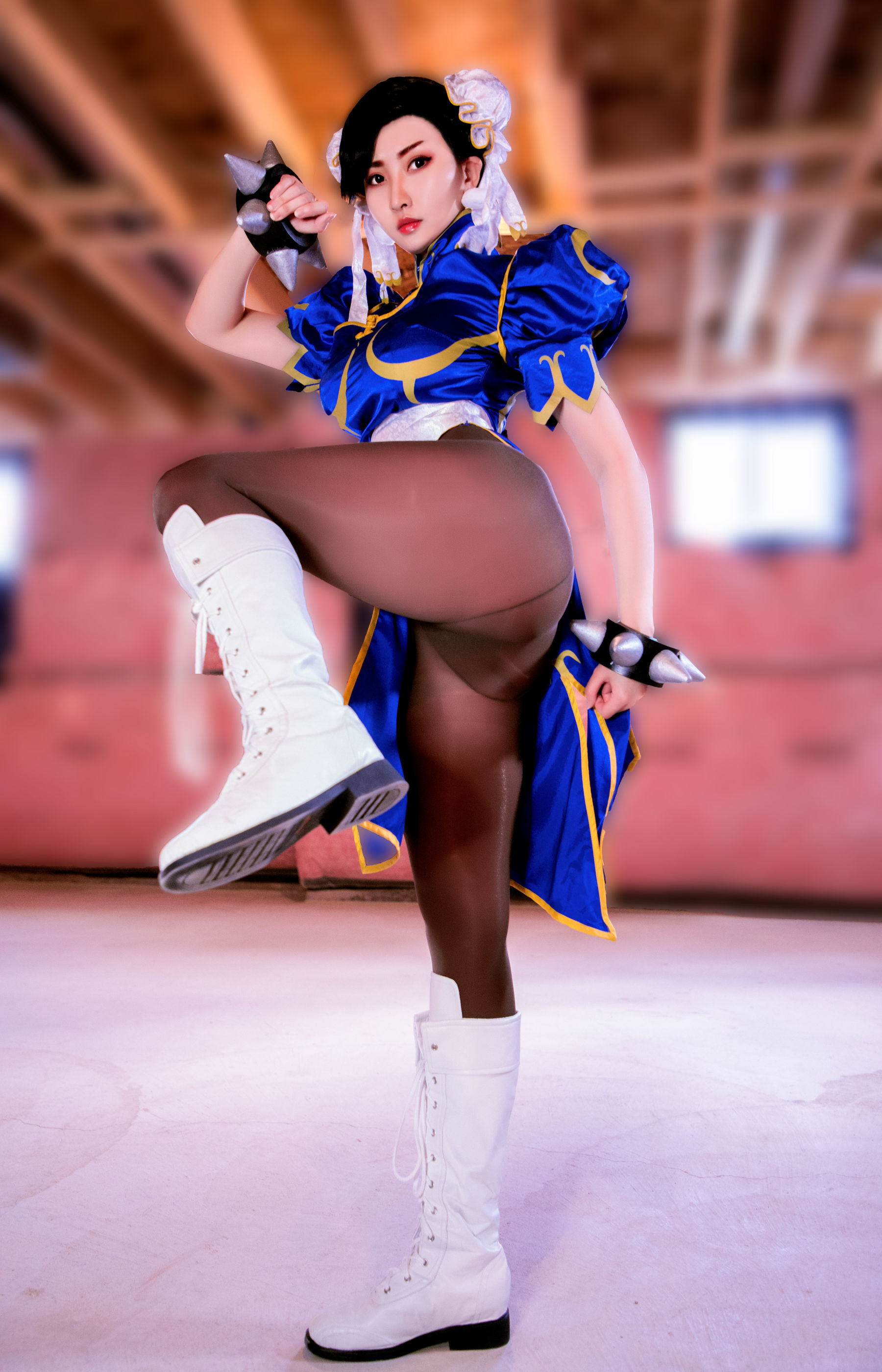 [福利COS] MisswarmJ - Chun Li/(51P)