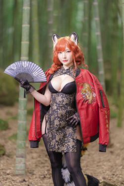 [Fantasy Factory] 小丁 Cosplay写真 - 2022.01 Tiger cheongsam/(23P)